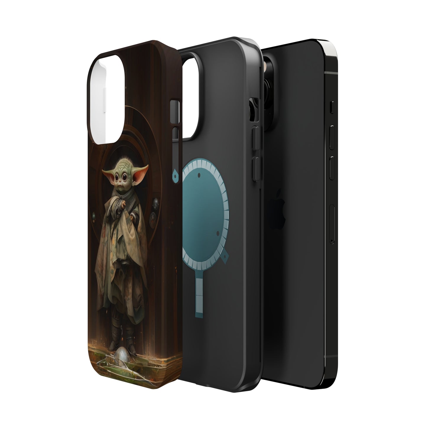 MagSafe Tough iPhone Case - Baby Yoda Grogu Renaissance Painting