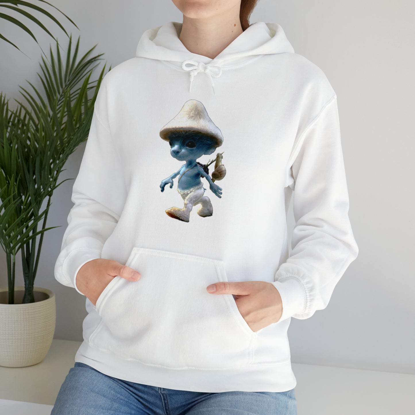 Unisex Heavy Blend™ Hooded Sweatshirt - SmurfCat WeLiveWeLoveWeLie