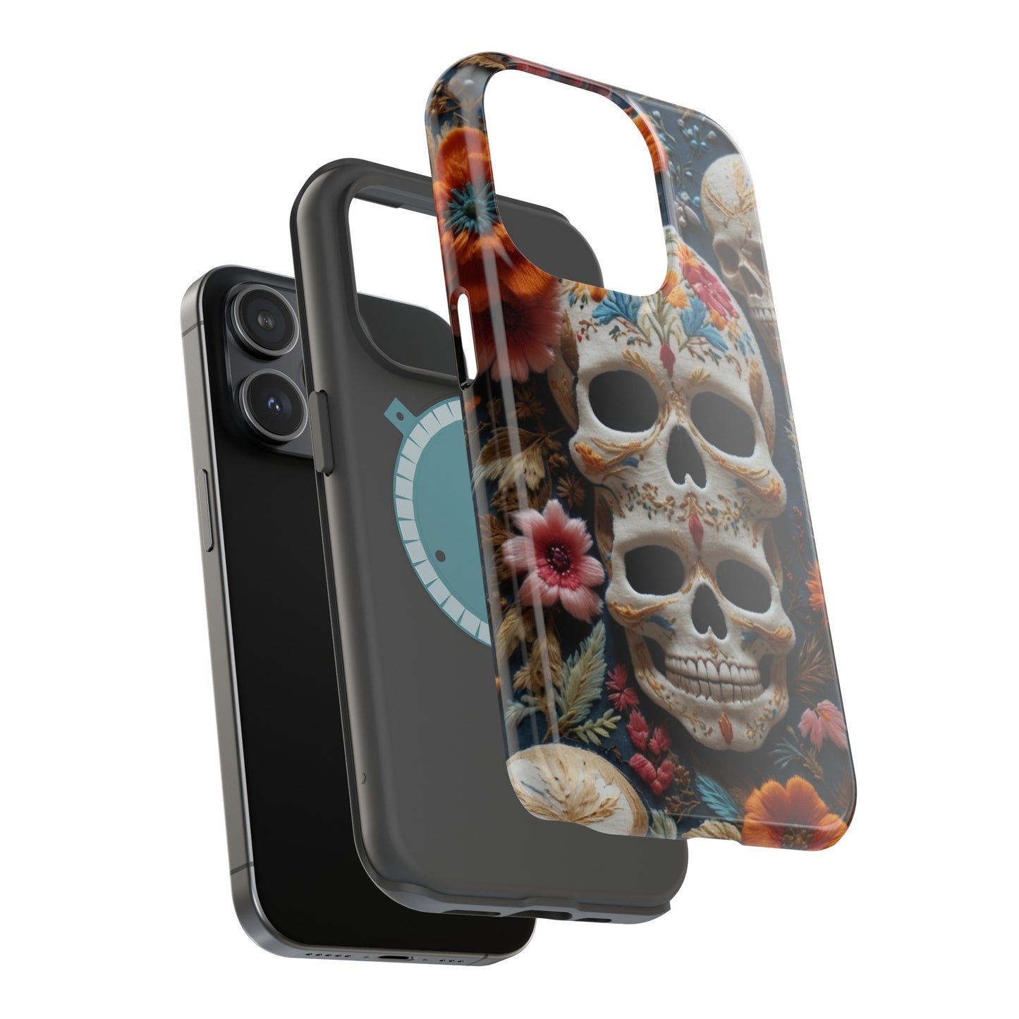 MagSafe Tough iPhone Case - "Artistic Embroidery"