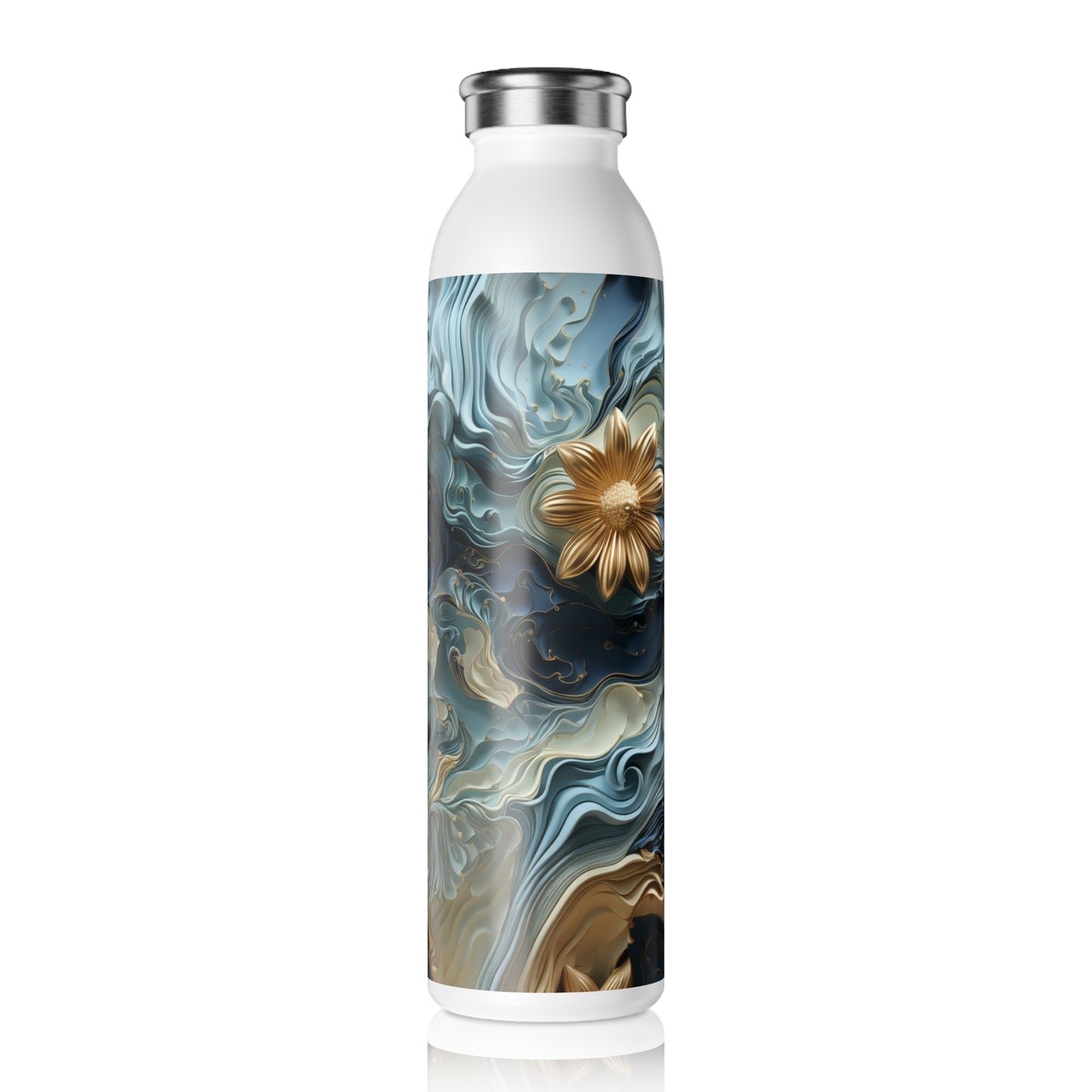 Slim Water Bottle - Avice Salabhasana Anime Ocean