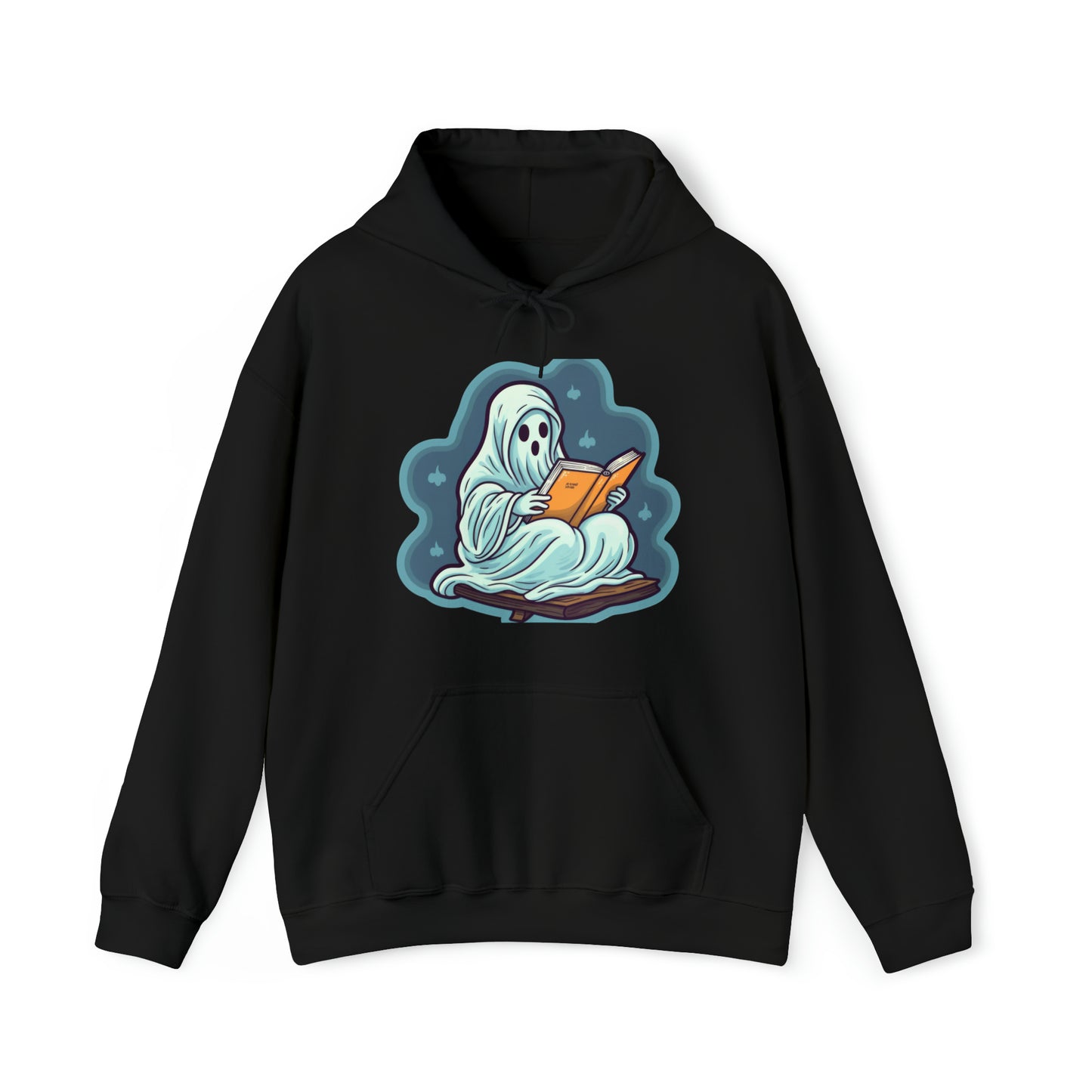 Bookish Ghost Sweater, Halloween Literary Sweatshirt, Teacher's Halloween Present, Librarian Themed Hoodie, Spooky Ghost Crewneck