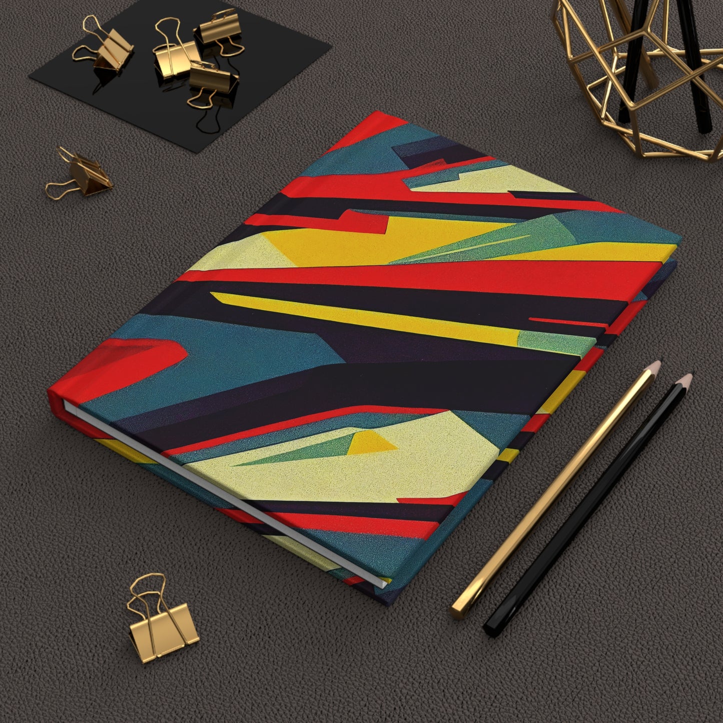 Hardcover Journal - Pulp Galaxy Abstract