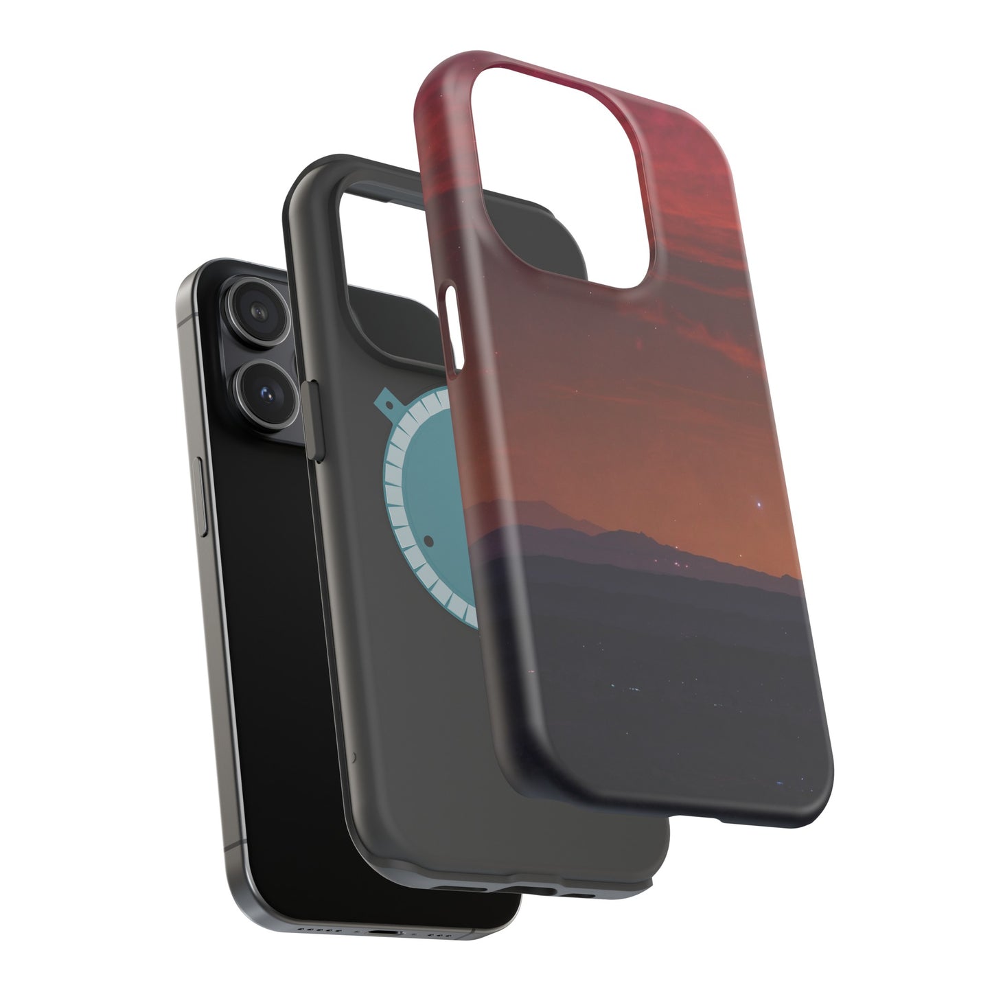 MagSafe Tough iPhone Case - Galactic Synthwave