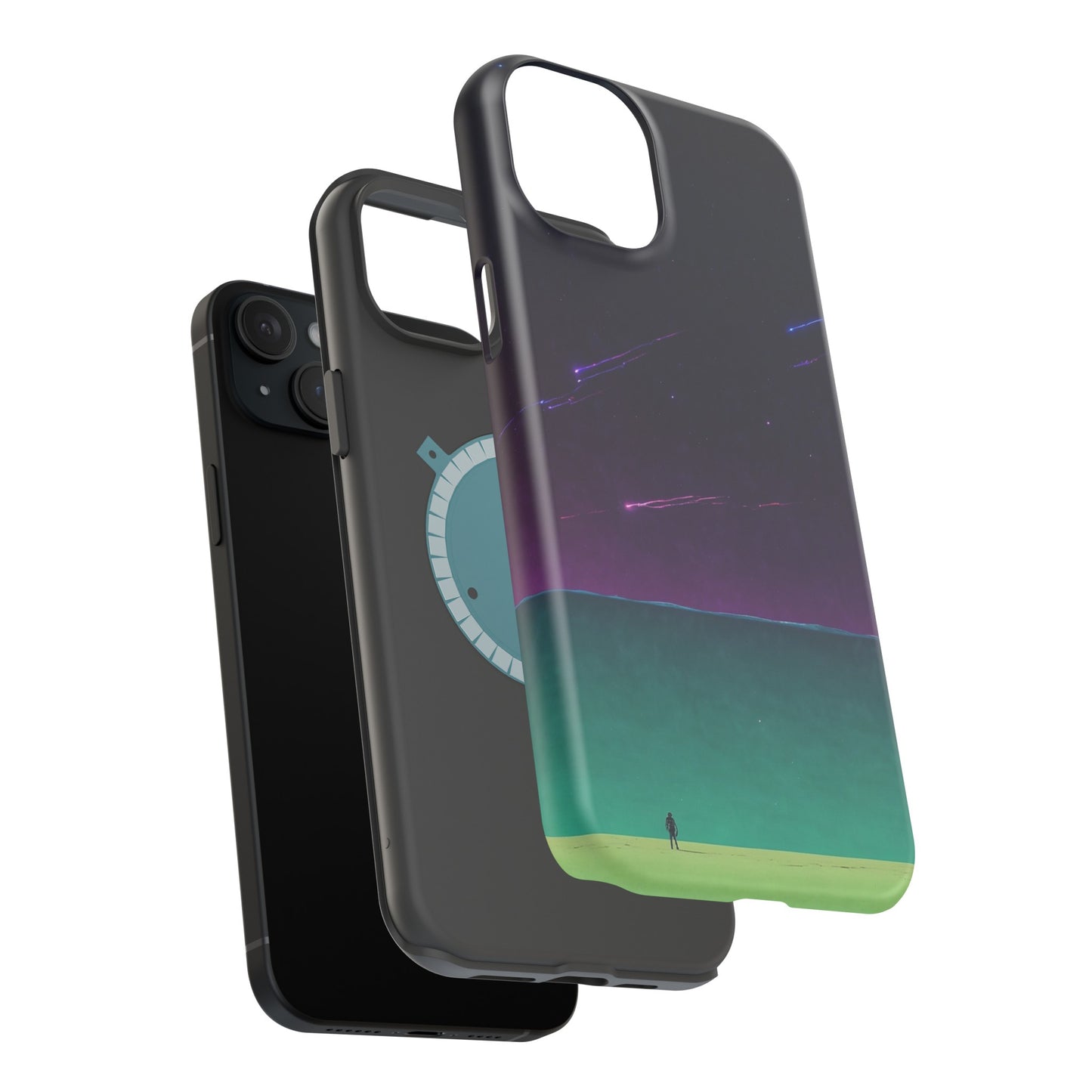 MagSafe Tough iPhone Case - Galactic Synthwave