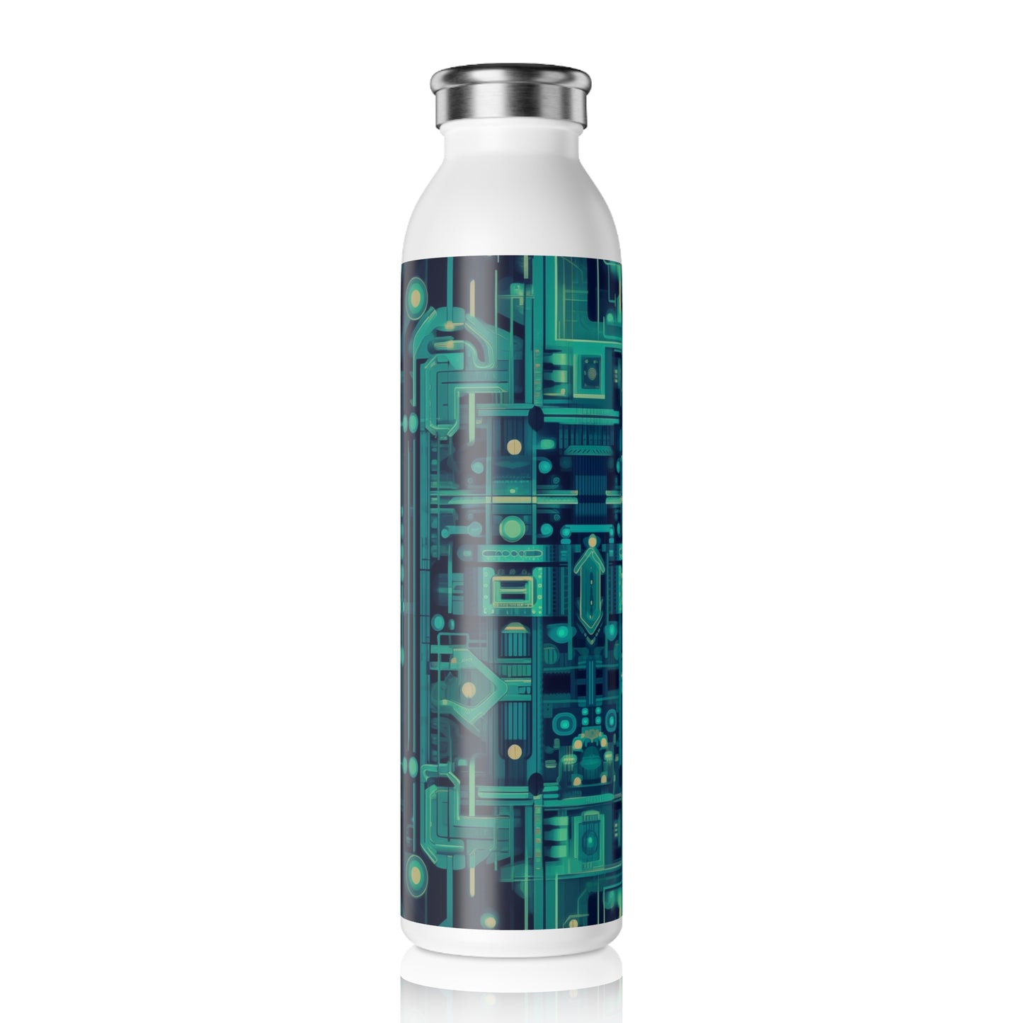 Slim Water Bottle - Annora Phalakasana Space Invader