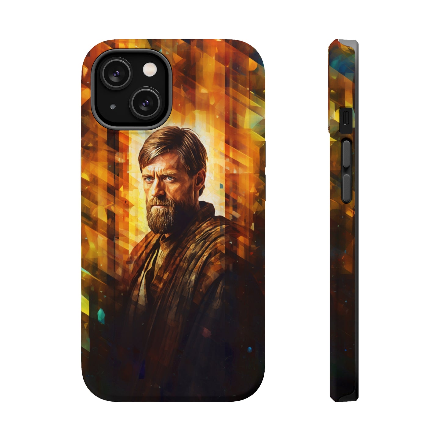 MagSafe Tough iPhone Case - Obi Wan Kenobi Abstract Expressionism