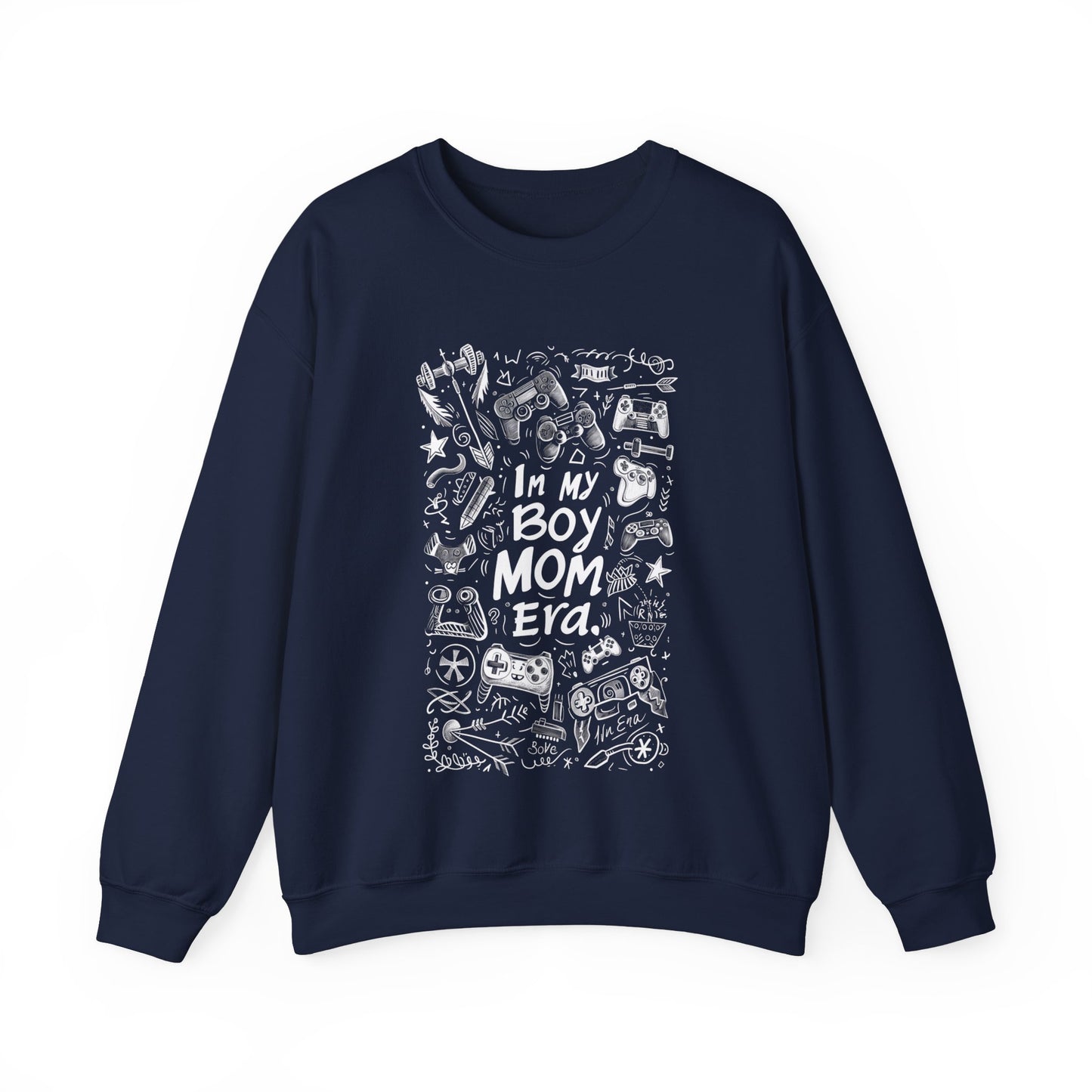 Unisex Heavy Blend™ Crewneck Sweatshirt - In My Boy Mom Era - Gamer