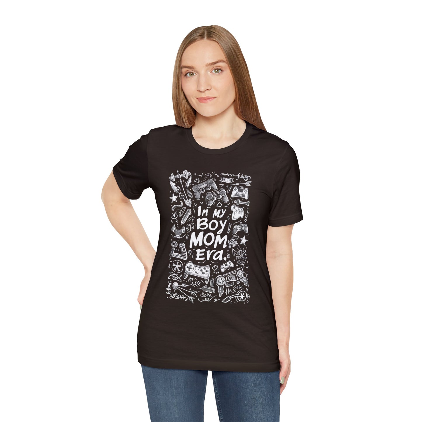Unisex Jersey Short Sleeve Tee - In My Boy Mom Era - Gamer