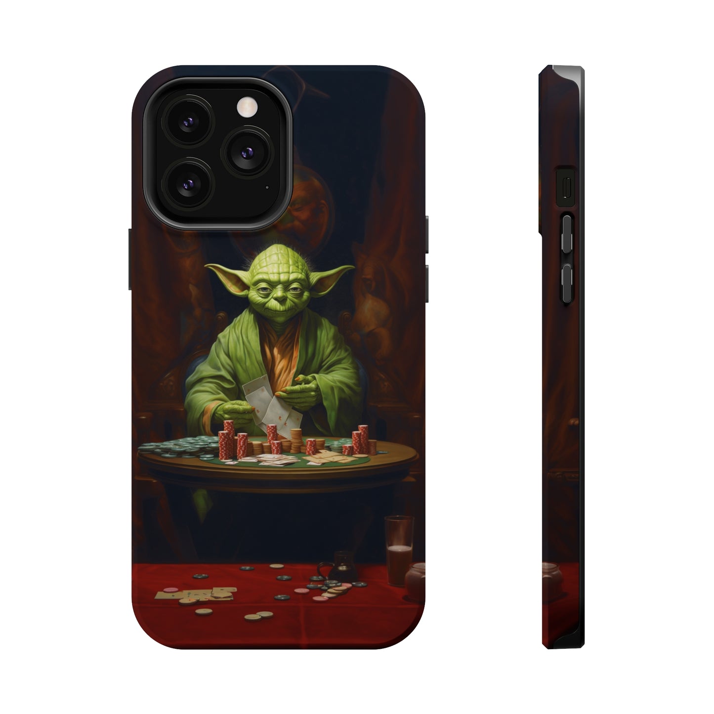 MagSafe Tough iPhone Case - YodaPlaying Poker