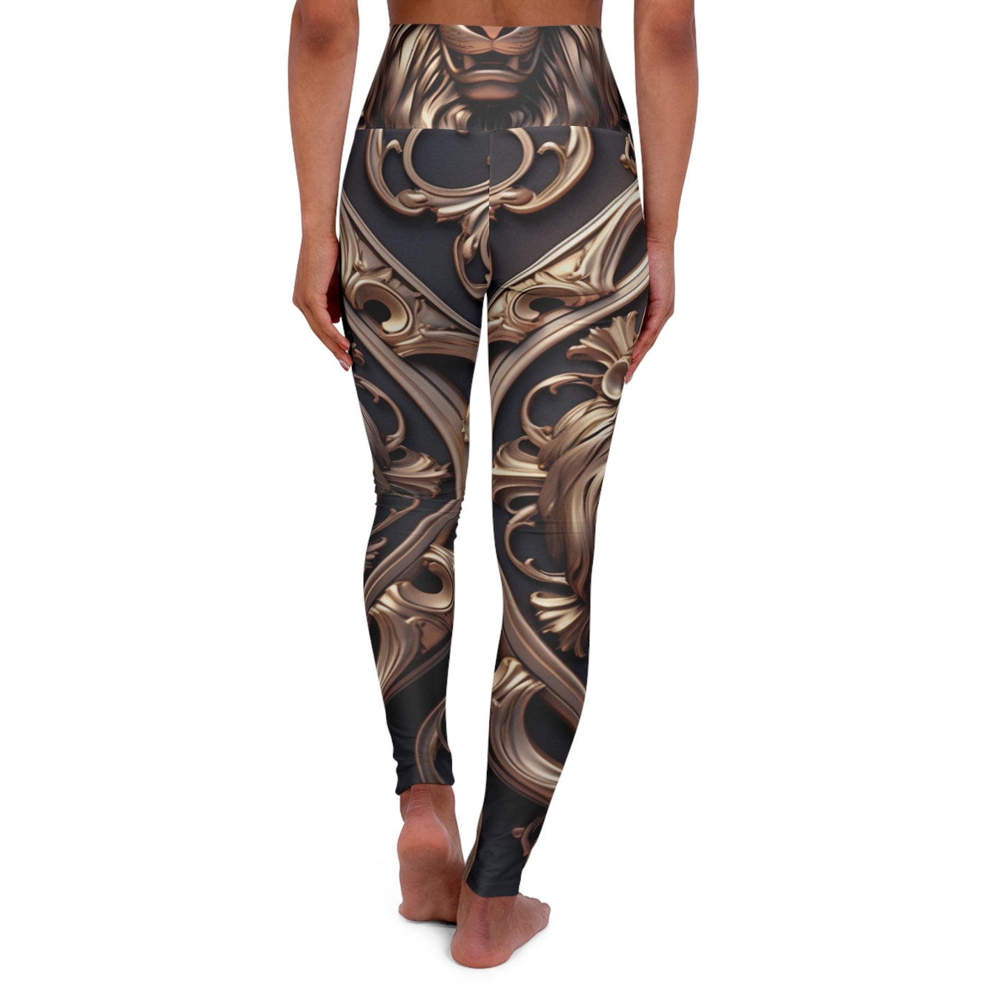 High Waisted Leggings - OliveOilPainting