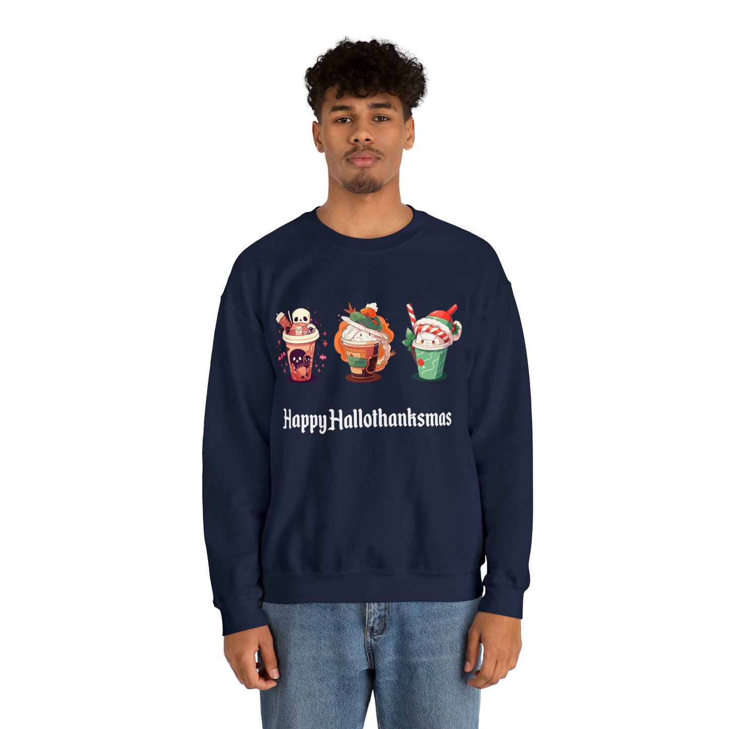Happy Hallothanksmas - Unisex Heavy Blend™ Sweatshirt