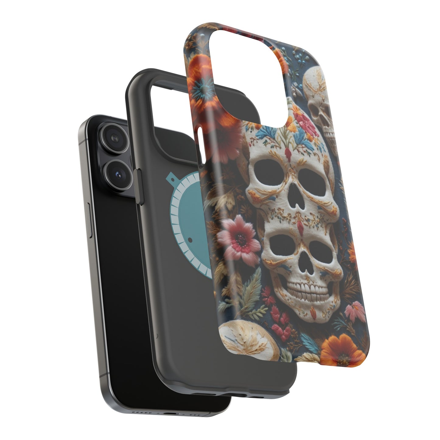 MagSafe Tough iPhone Case - "Artistic Embroidery"