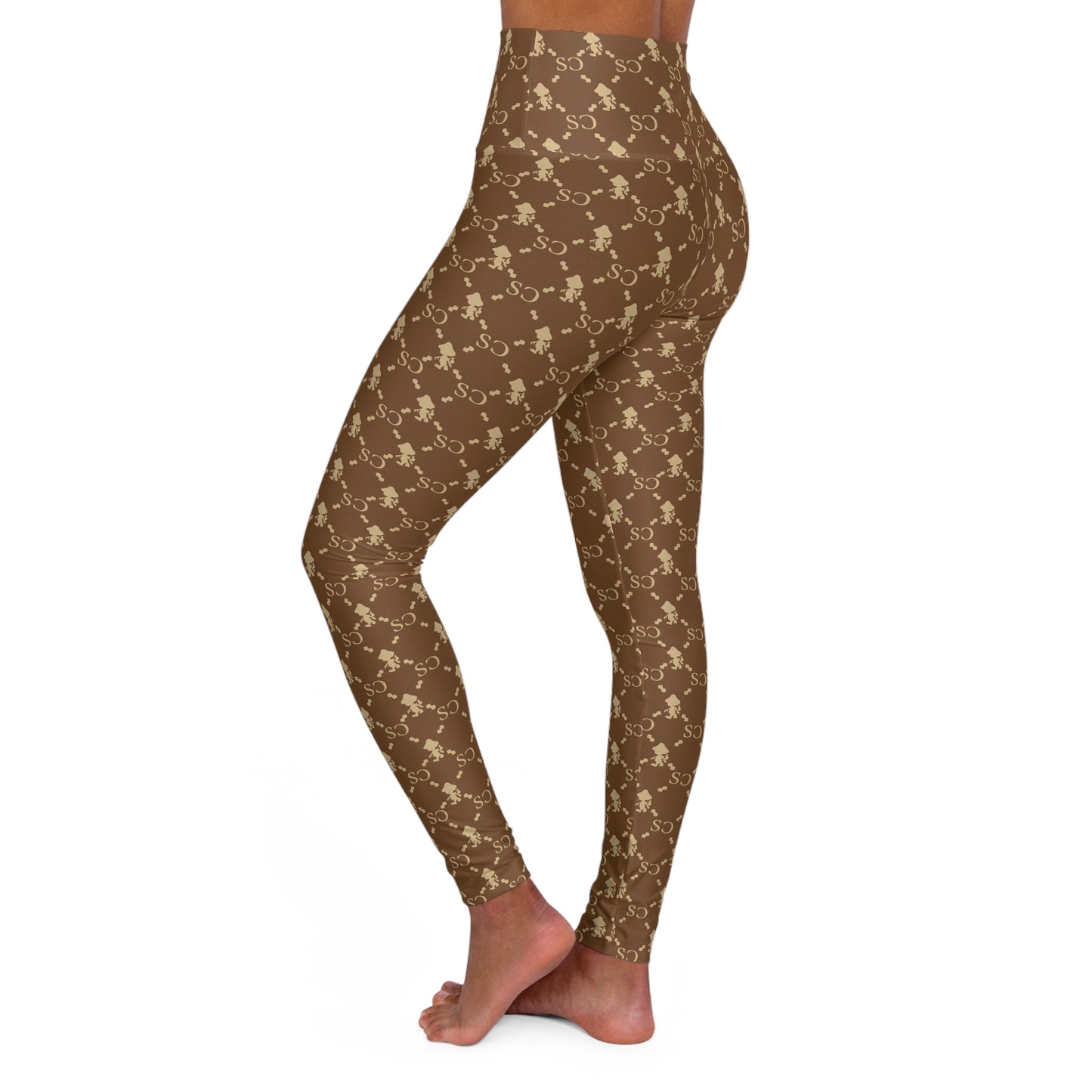 High Waisted Leggings - SmurfCat Gooch