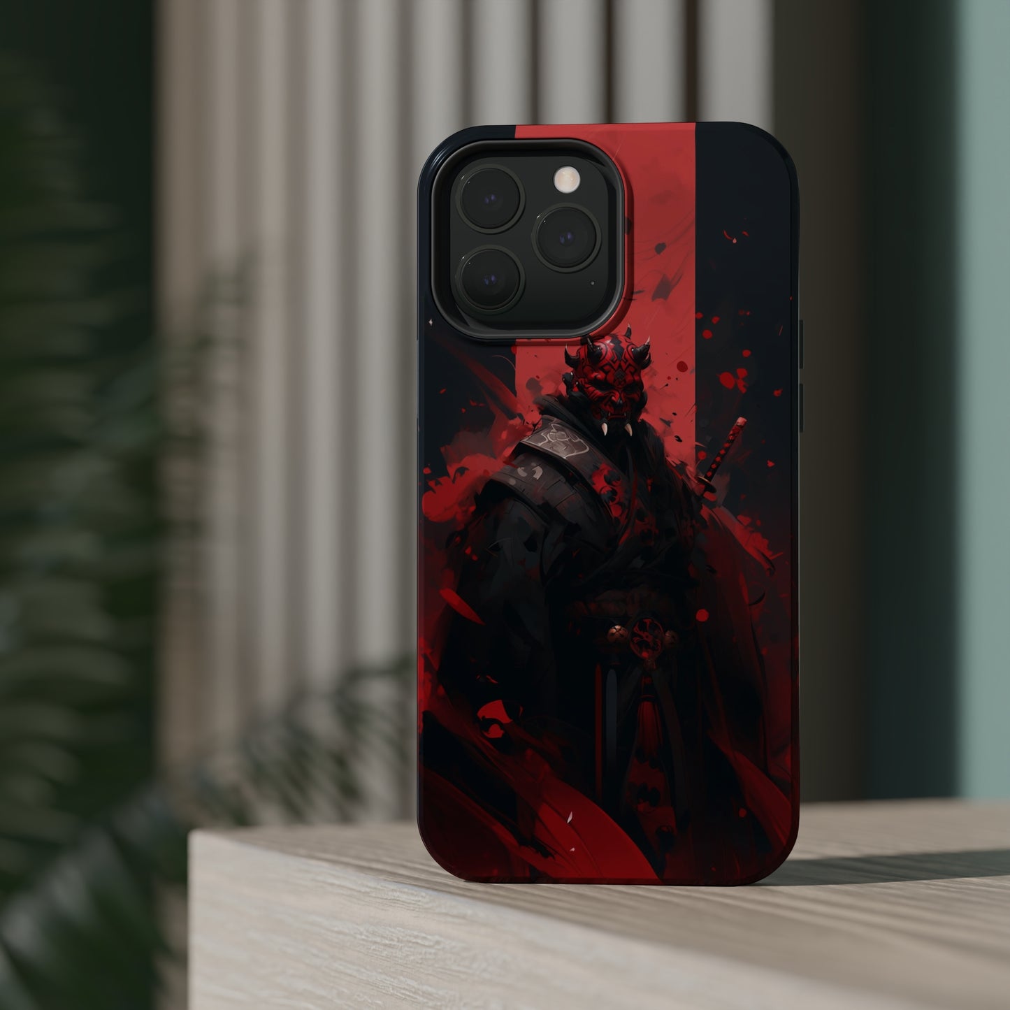 MagSafe Tough iPhone Case - Darth Maul Samurai High Detail
