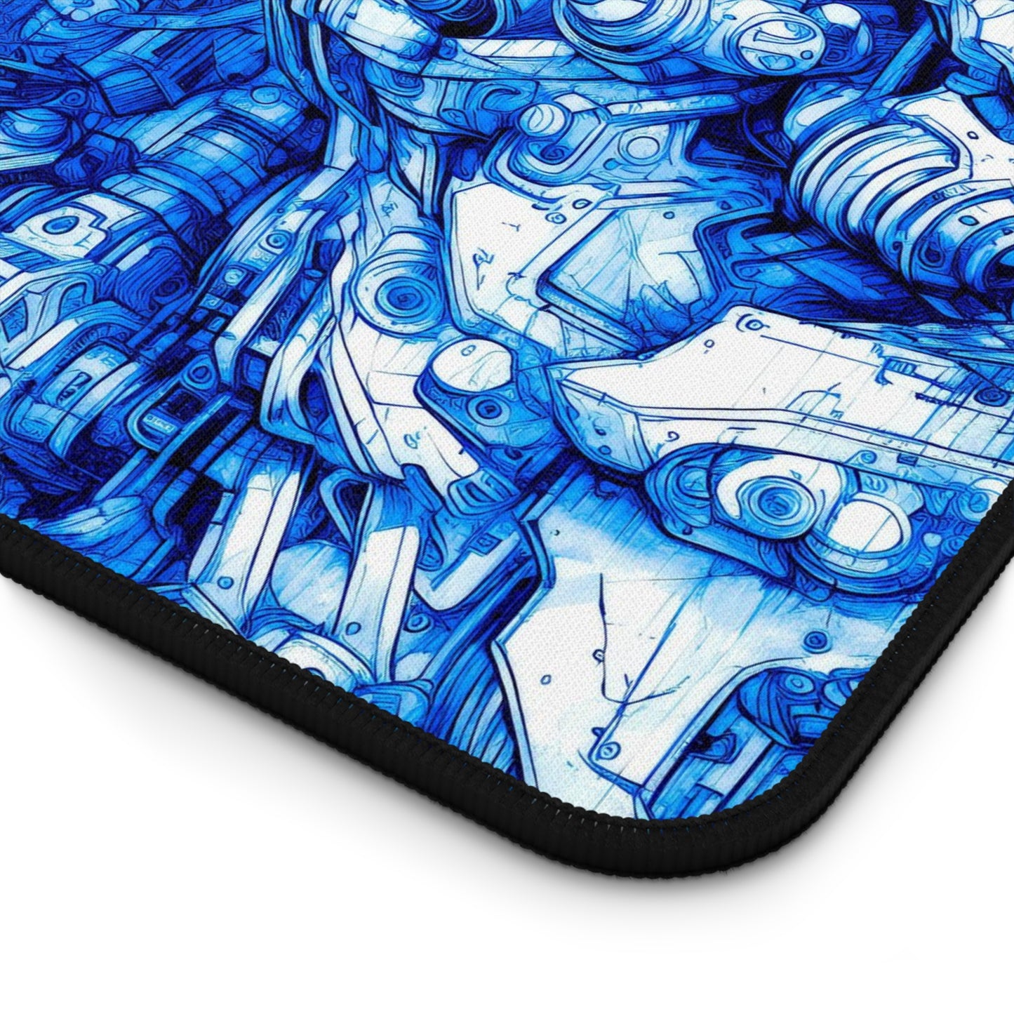 Desk Mat - Mecha Blueprint