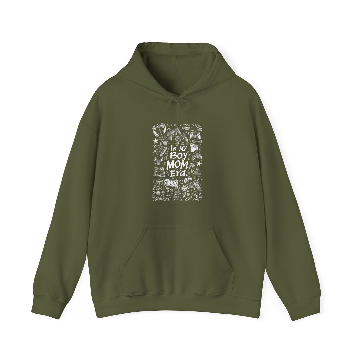 Unisex Heavy Blend™ Hooded Sweatshirt - In My Boy Mom Era - Gamer
