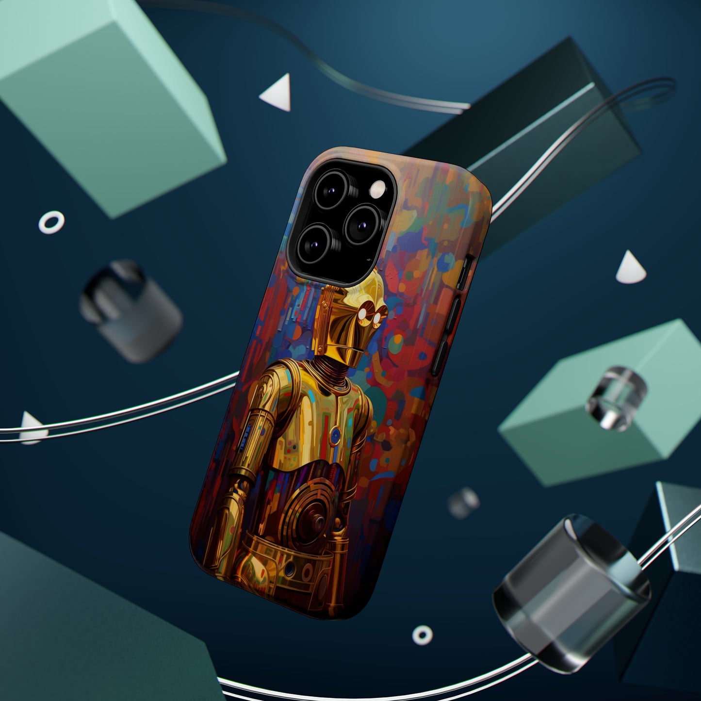 MagSafe Tough iPhone Case - C3P0 Fauvism
