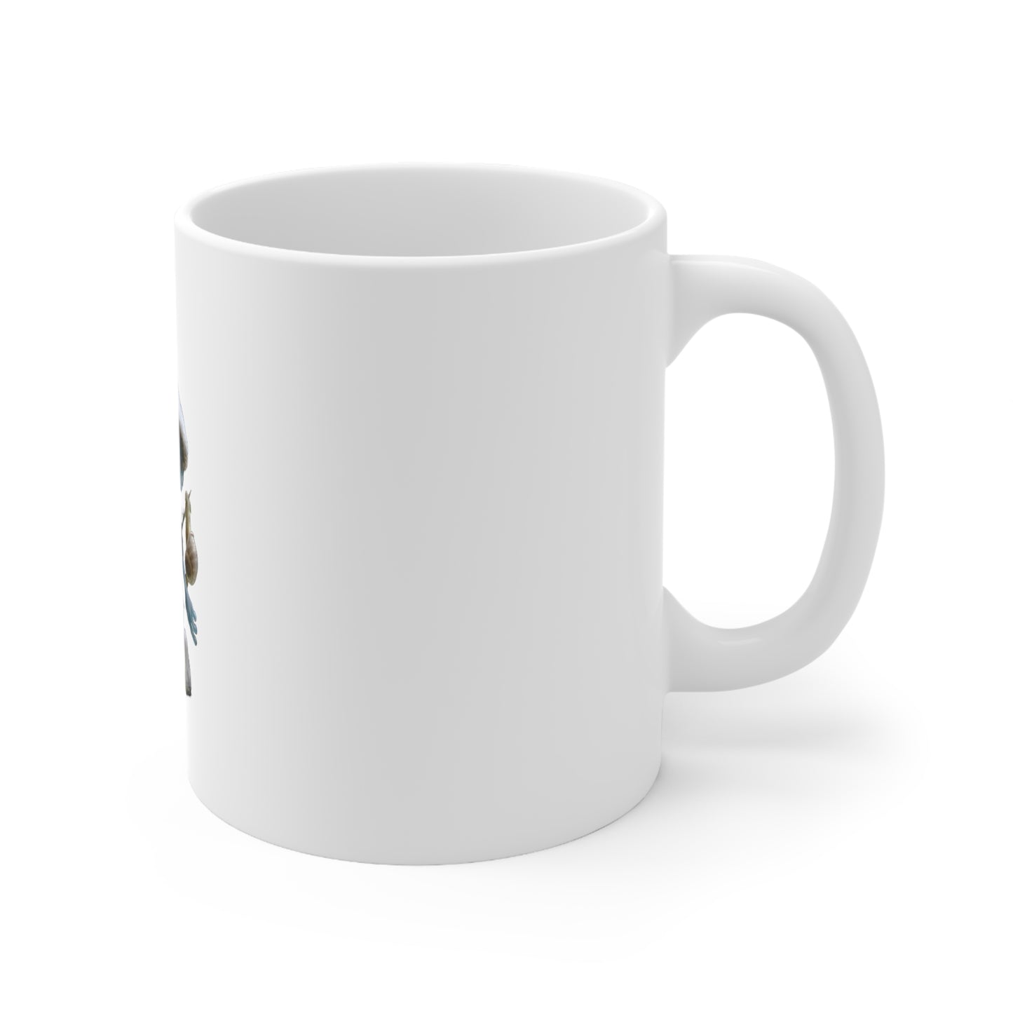 Ceramic Mug 11oz - SmurfCat WeLiveWeLoveWeLie