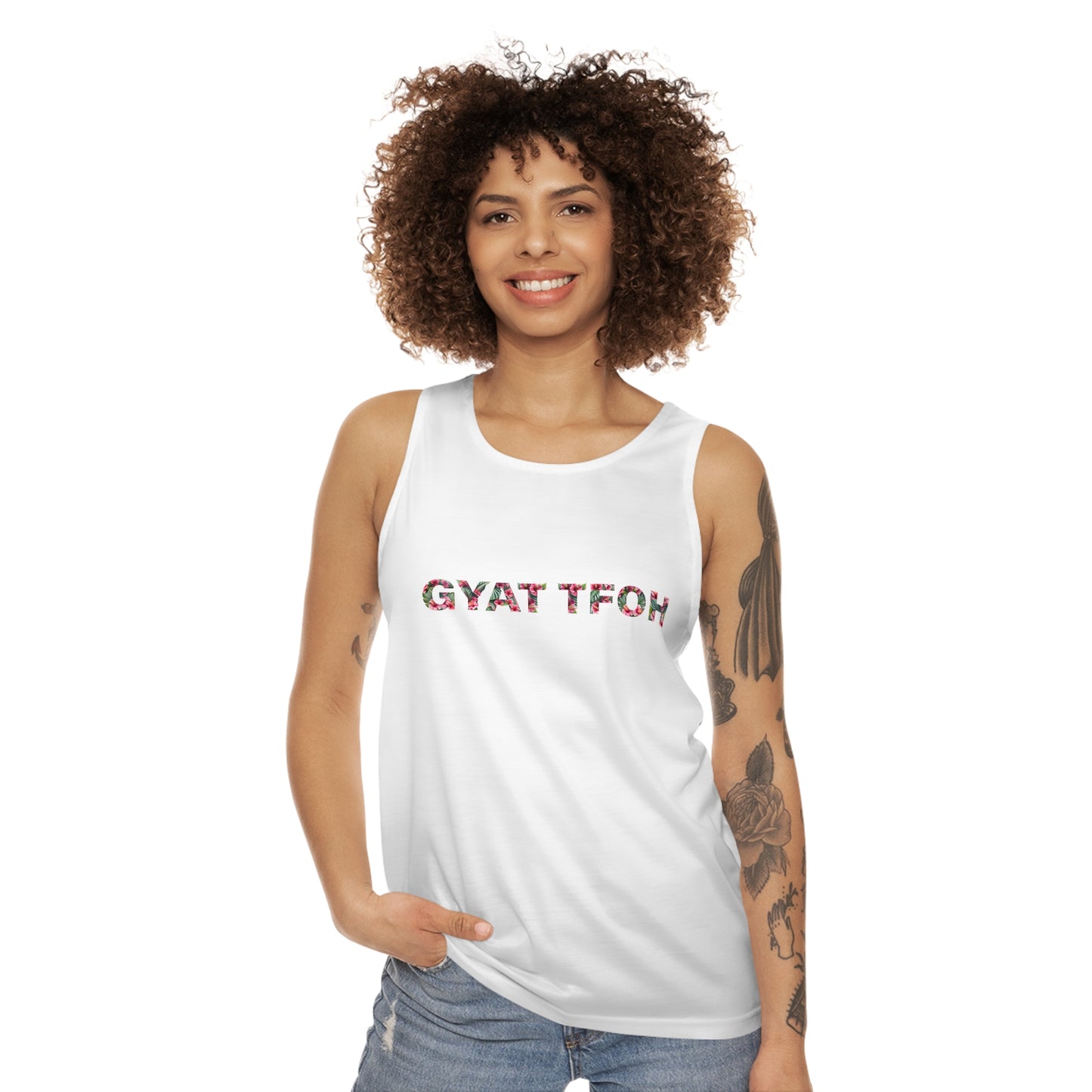 Unisex Tank Top GYAT TFOH Hawaiian Hibiscus