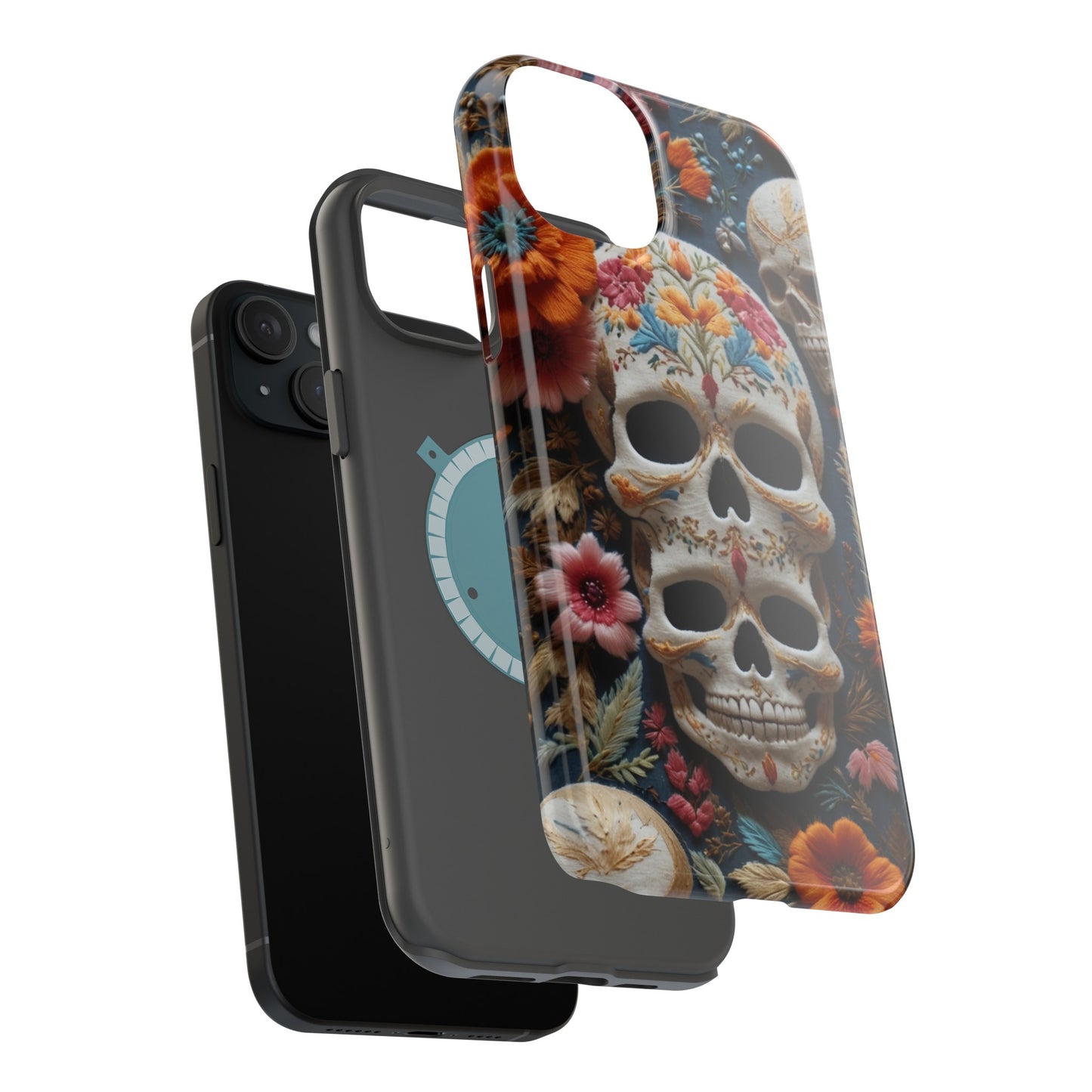 MagSafe Tough iPhone Case - "Artistic Embroidery"