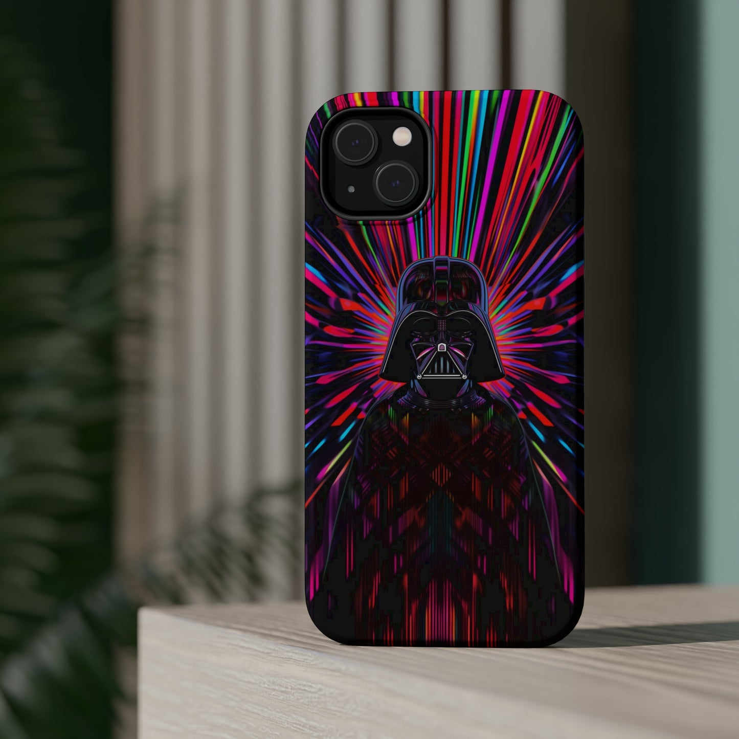 MagSafe Tough iPhone Case - Darth Vader Op Art Vintage