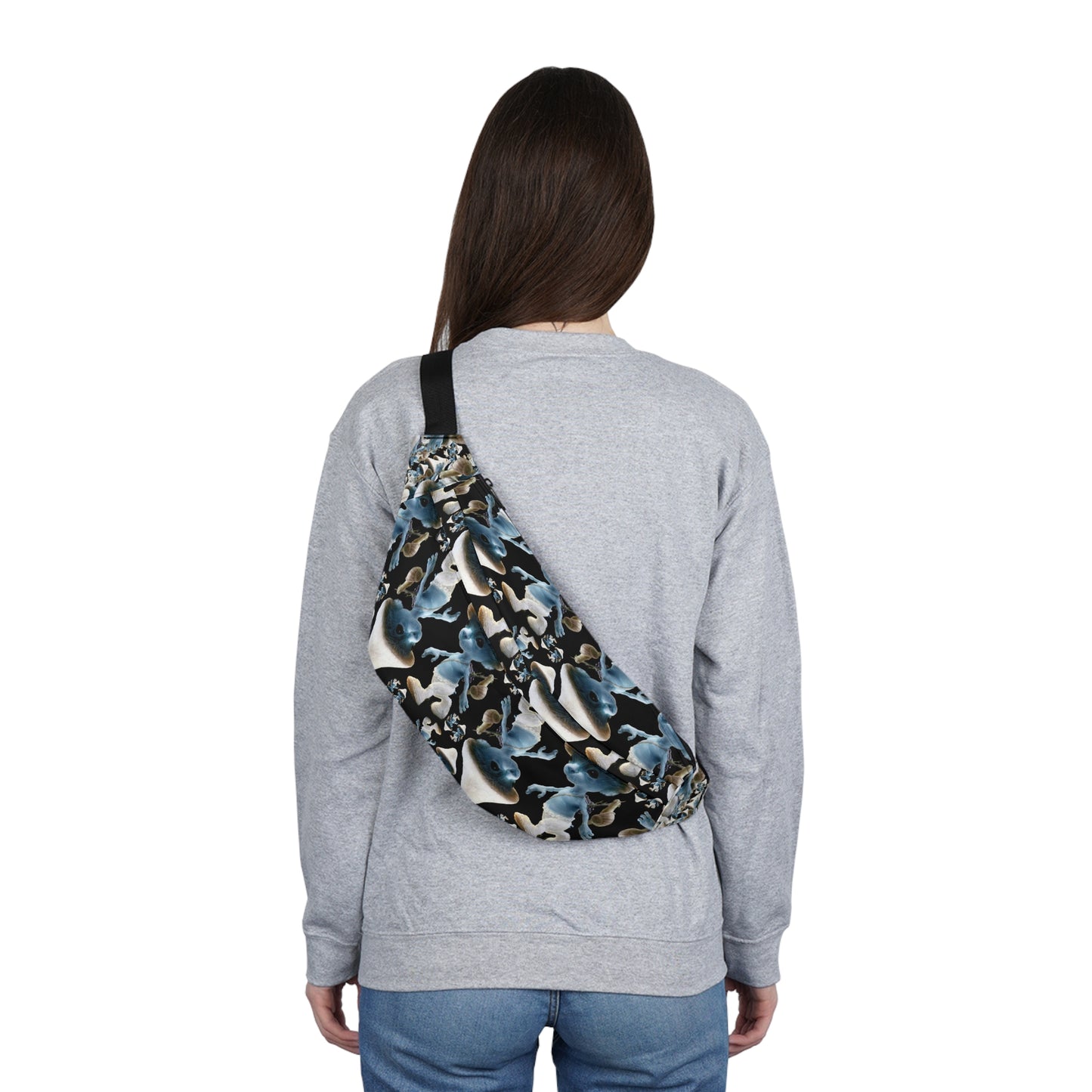 Large Fanny Pack/Bum Bag - SmurfCat WeLiveWeLoveWeLie