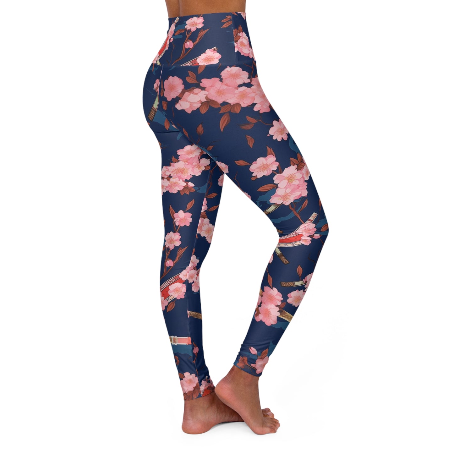 High Waisted Leggings - Hawise Nyack Katanas