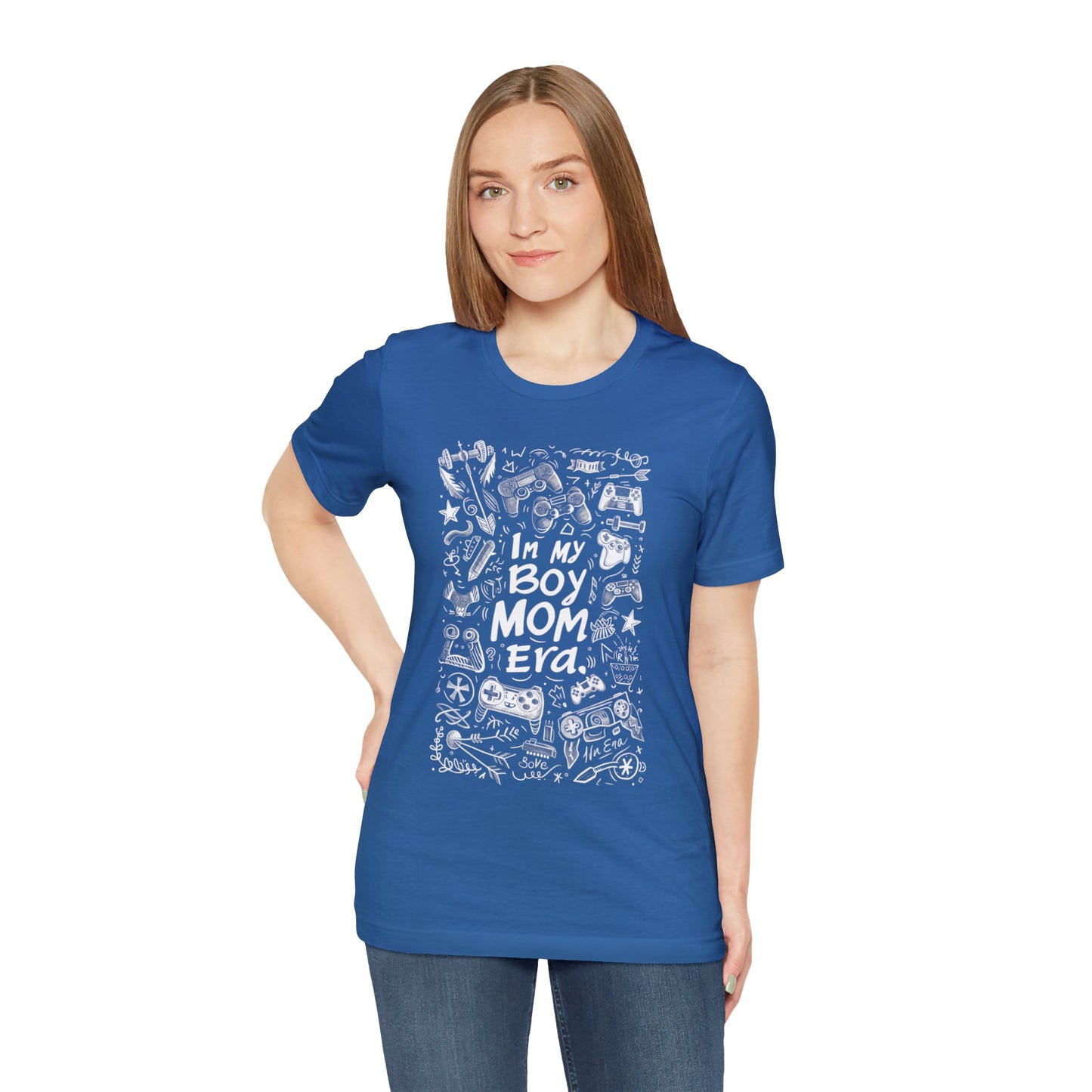 Unisex Jersey Short Sleeve Tee - In My Boy Mom Era - Gamer