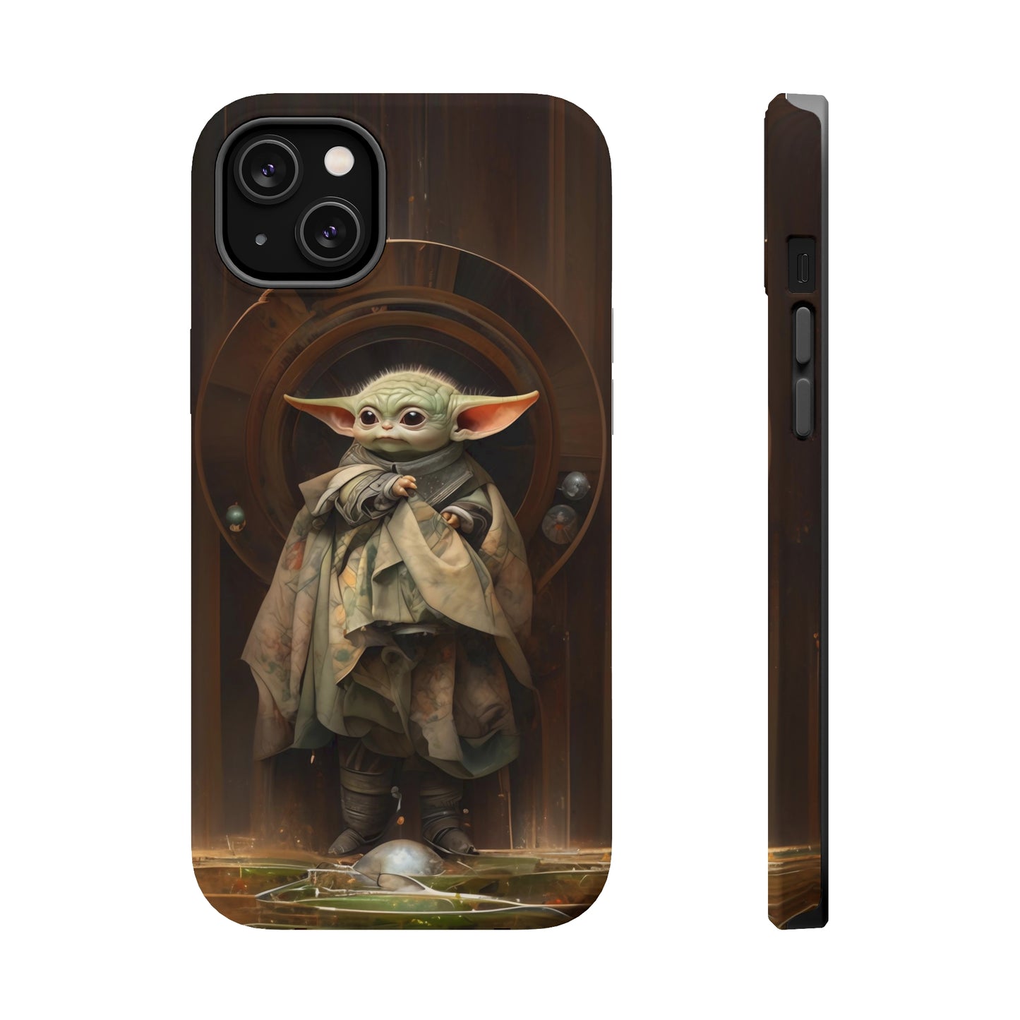 MagSafe Tough iPhone Case - Baby Yoda Grogu Renaissance Painting