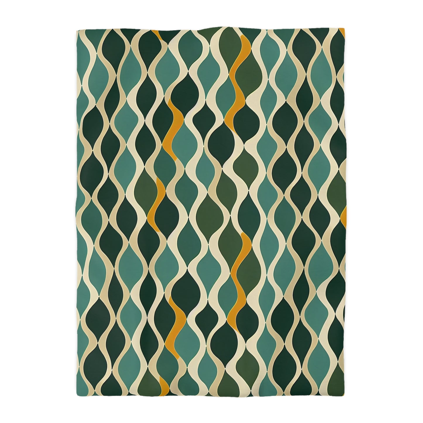 Duvet Cover - Deco Aqua Ringlets