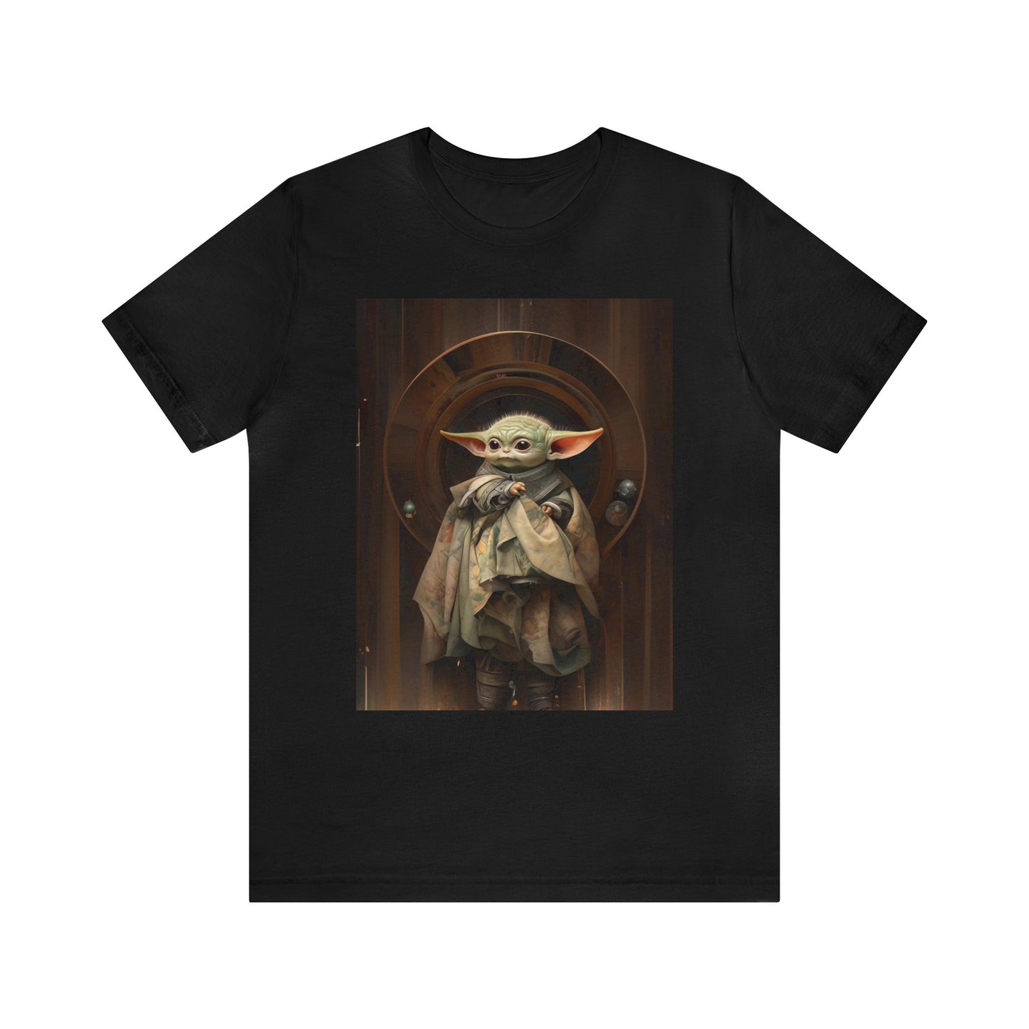 Unisex Jersey Short Sleeve Tee - Baby Yoda Grogu Renaissance Painting