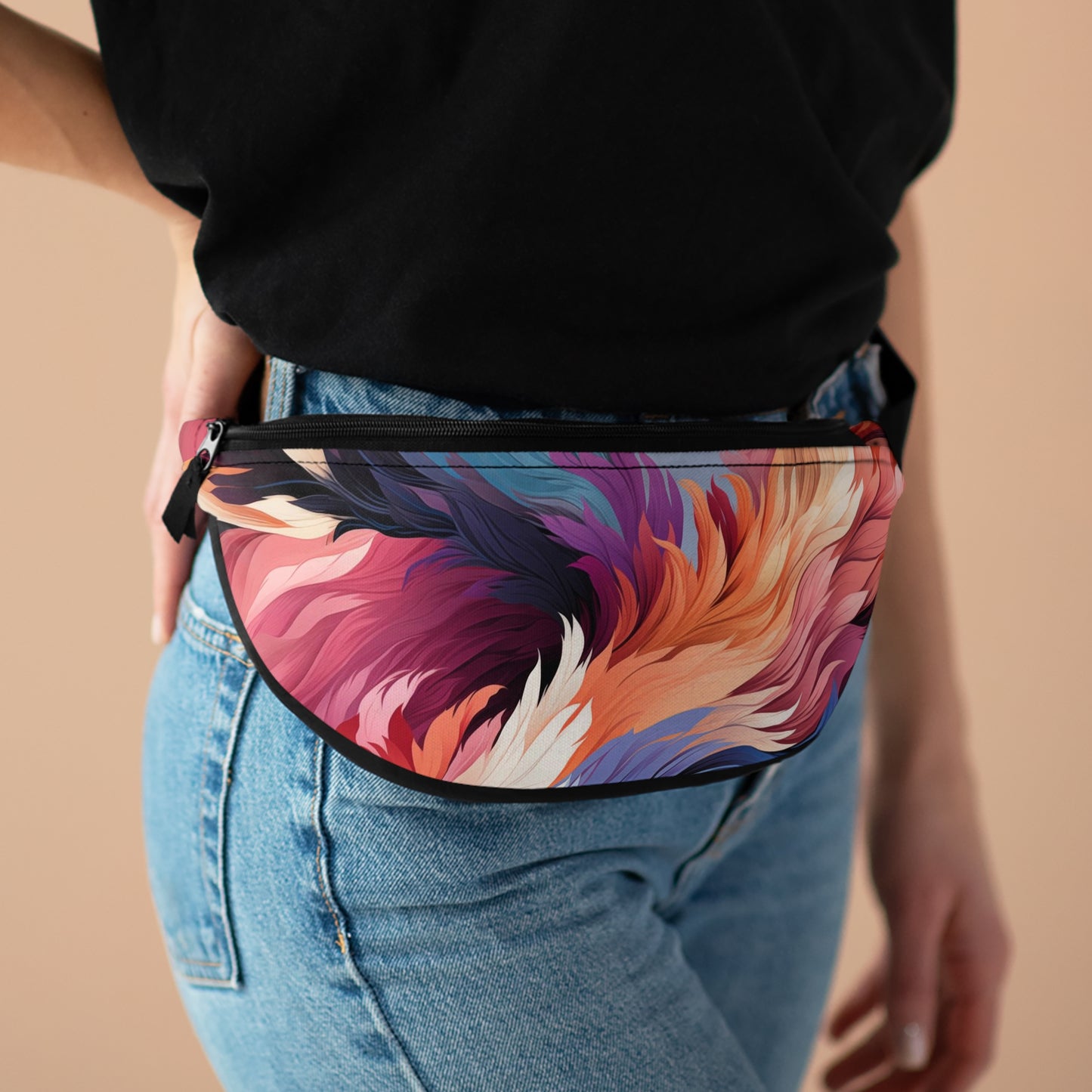 Fanny Pack/Bum Bag - Bard Makarasana Retro Anime Abstract