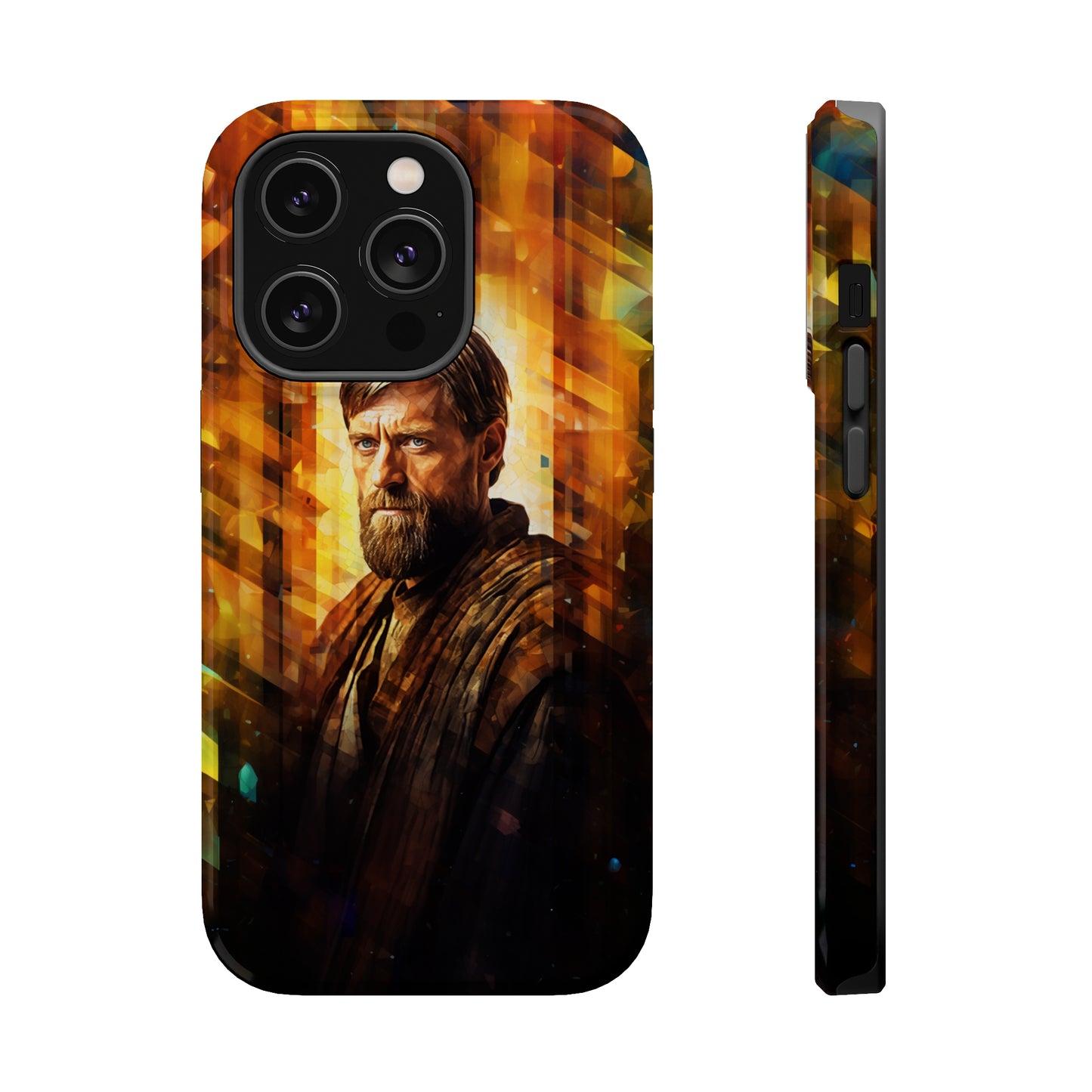 MagSafe Tough iPhone Case - Obi Wan Kenobi Abstract Expressionism