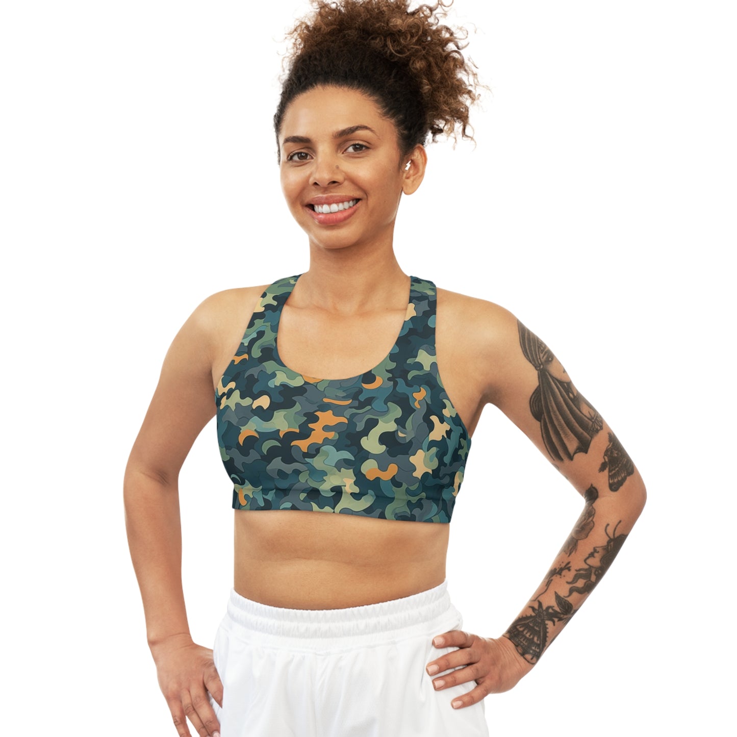Sports Bra - Jacquette Sirsasana Camouflage