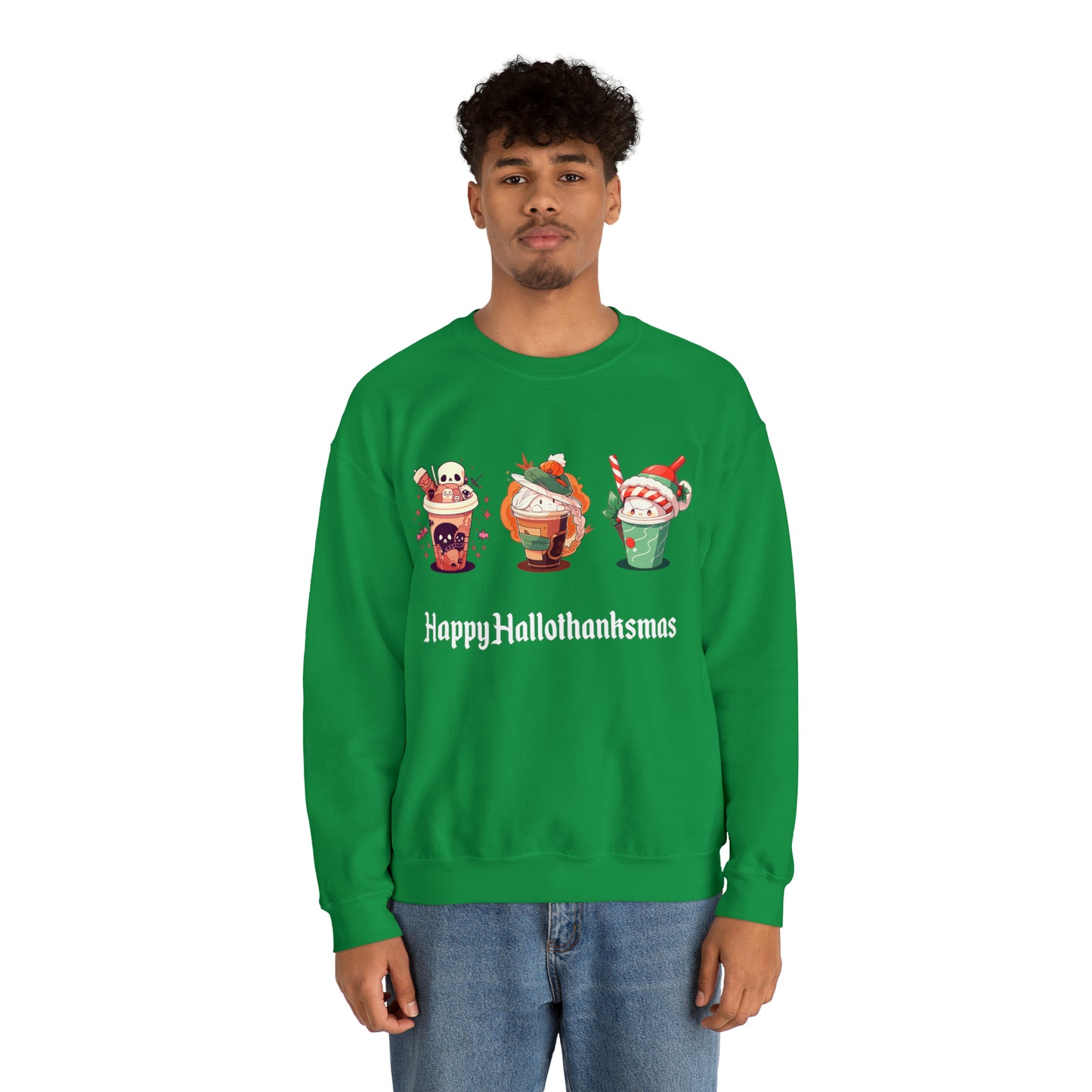 Happy Hallothanksmas - Unisex Heavy Blend™ Sweatshirt