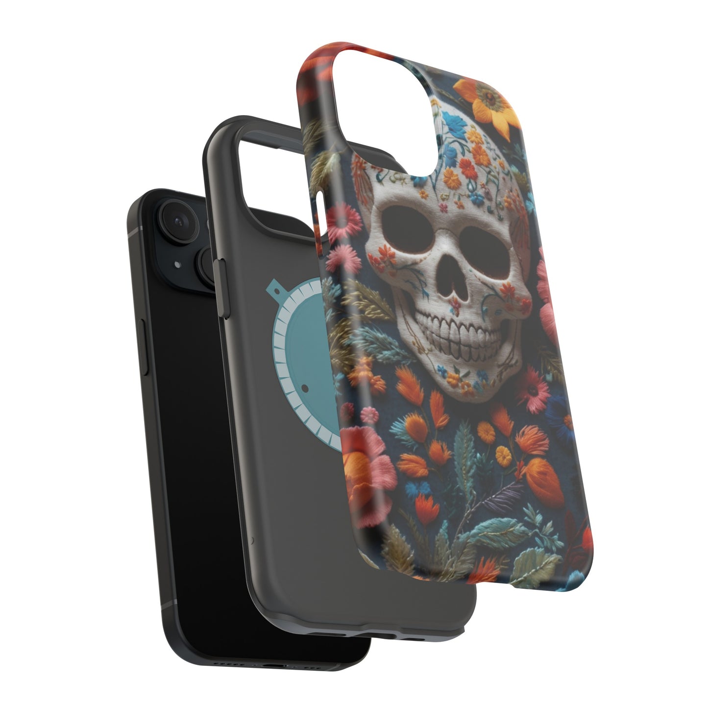 MagSafe Tough iPhone Case - "Embroidery Artistry"