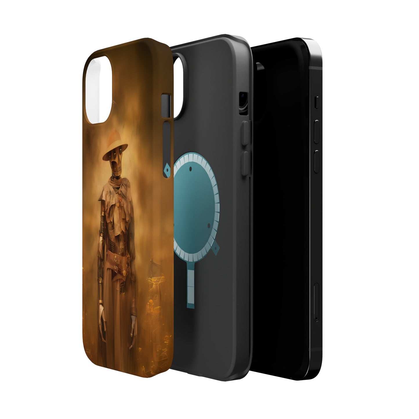 MagSafe Tough iPhone Case - C3P0 Wild West Photography Sepia Vintage Film