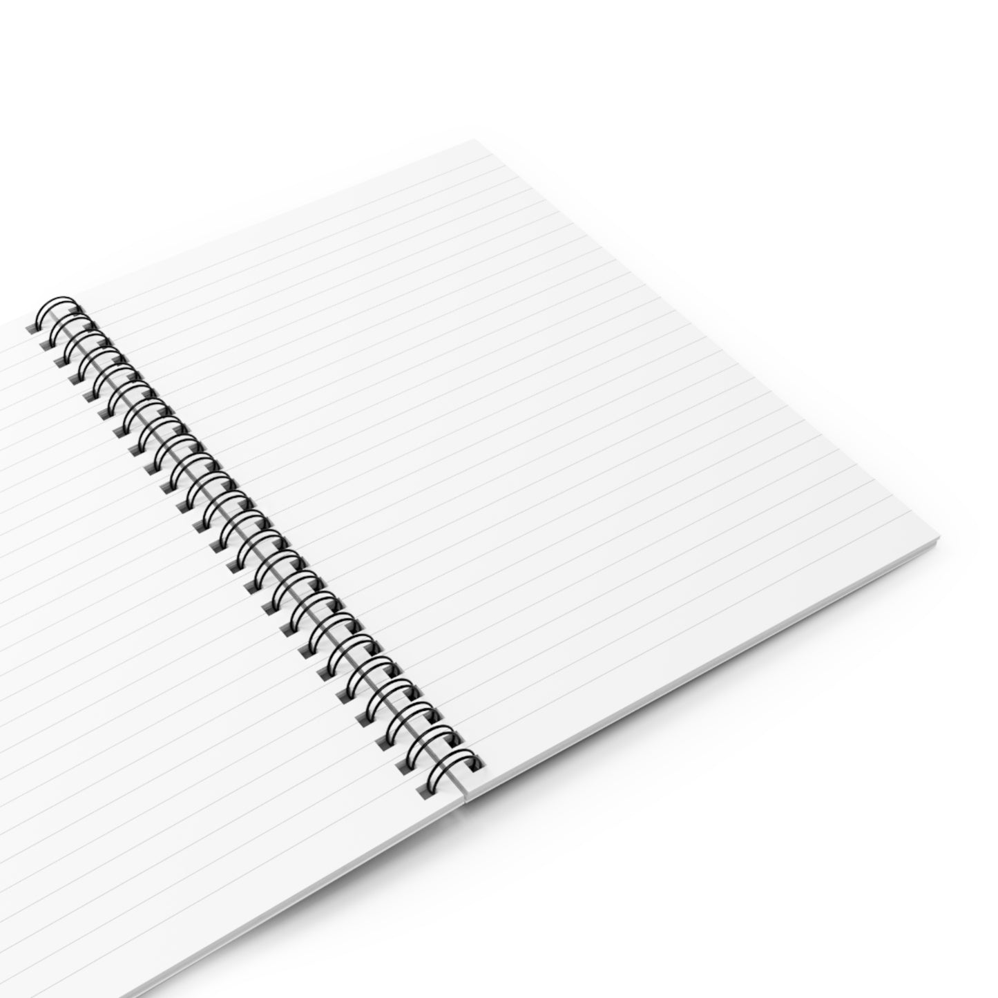 Spiral Notebook with Ruled Line - Bullet Train Typhoon