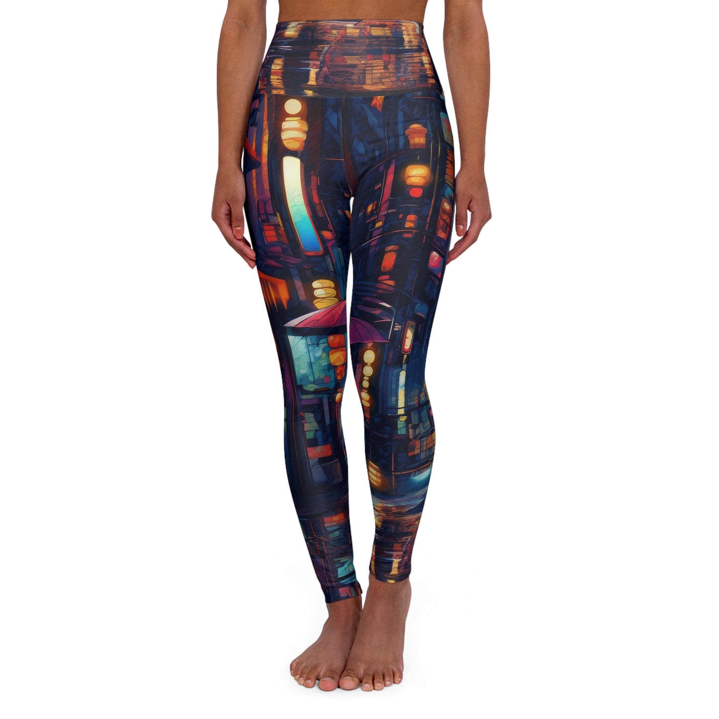 High Waisted Leggings - Wandering Osaka