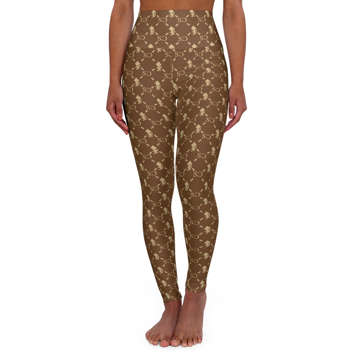 High Waisted Leggings - SmurfCat Gooch