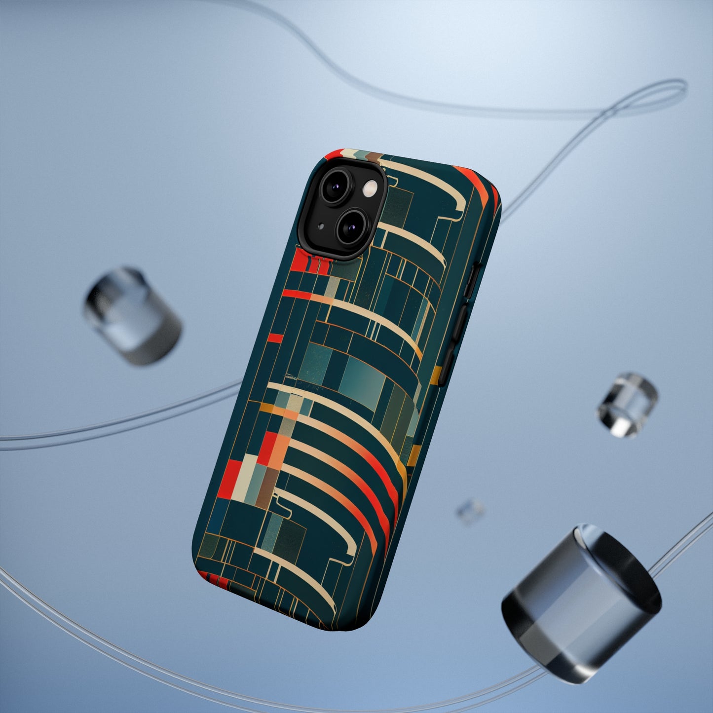 MagSafe Tough iPhone Case - Mecha Modernist