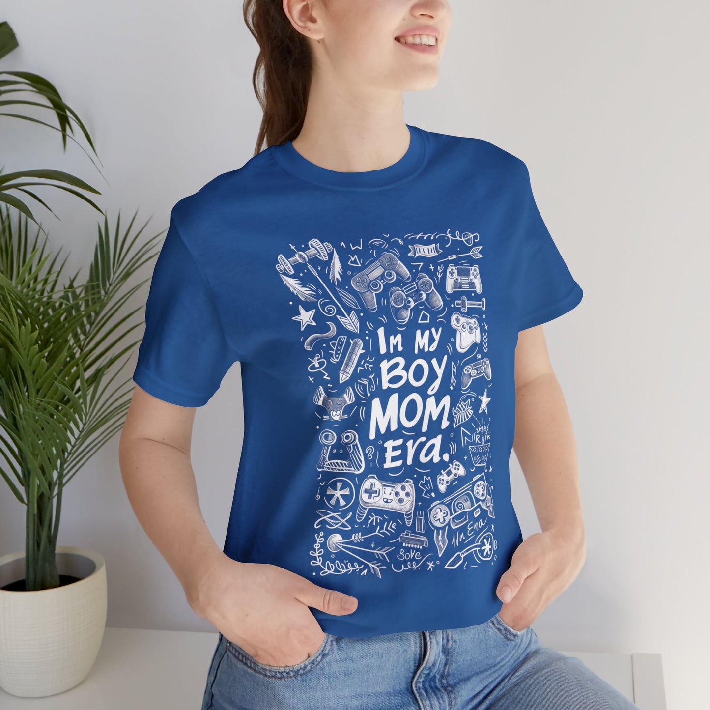 Unisex Jersey Short Sleeve Tee - In My Boy Mom Era - Gamer