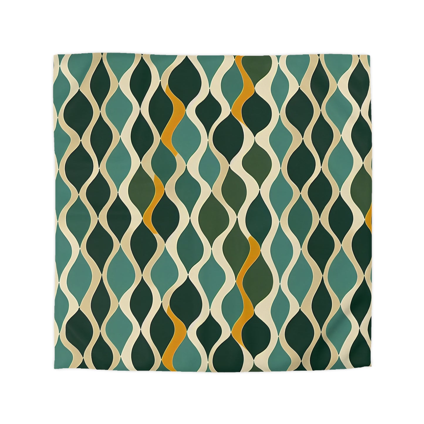Duvet Cover - Deco Aqua Ringlets