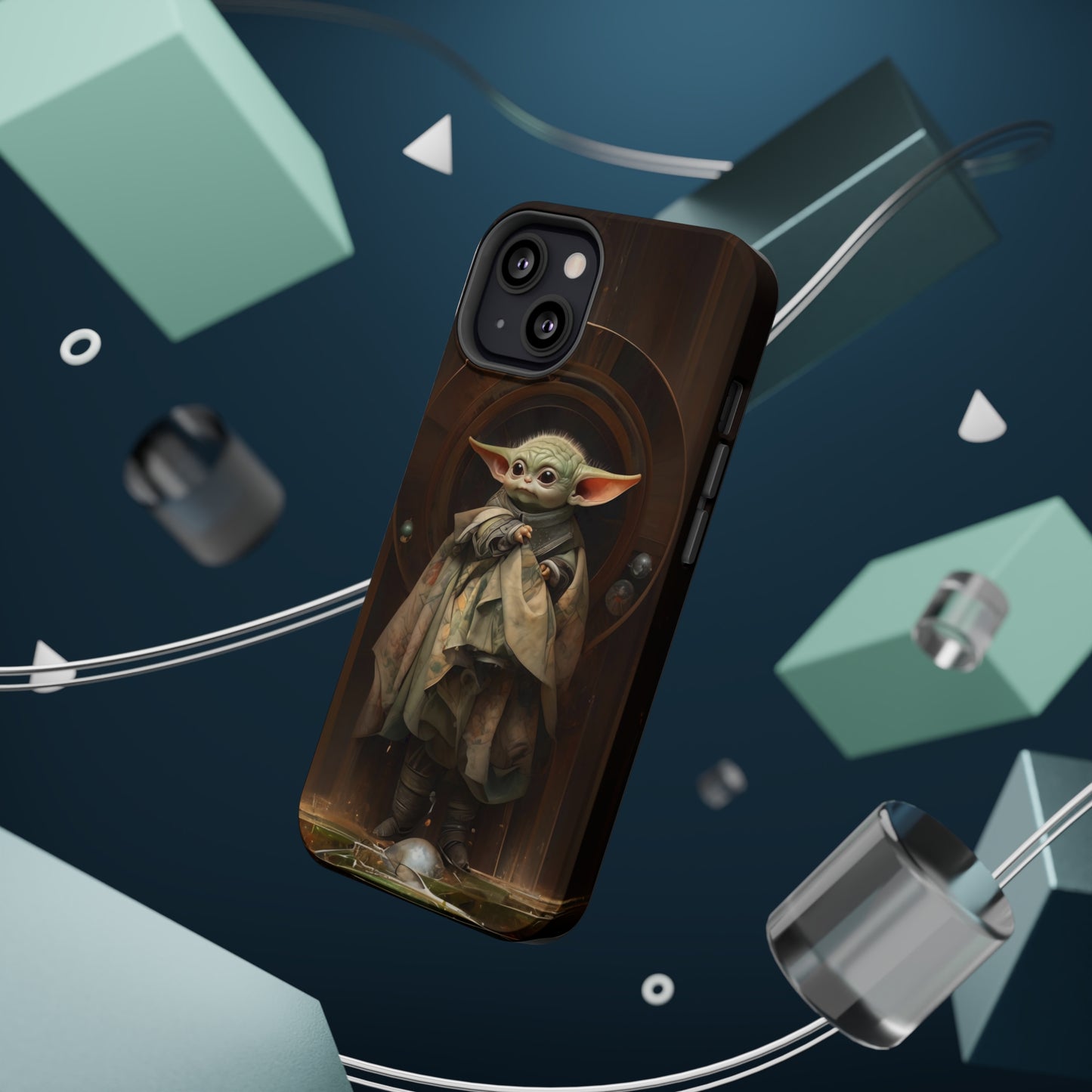 MagSafe Tough iPhone Case - Baby Yoda Grogu Renaissance Painting