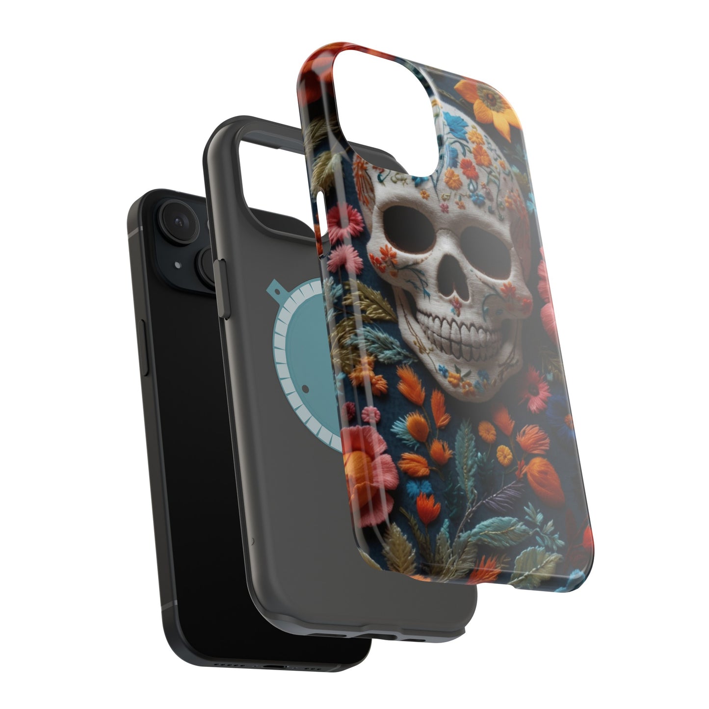 MagSafe Tough iPhone Case - "Embroidery Artistry"