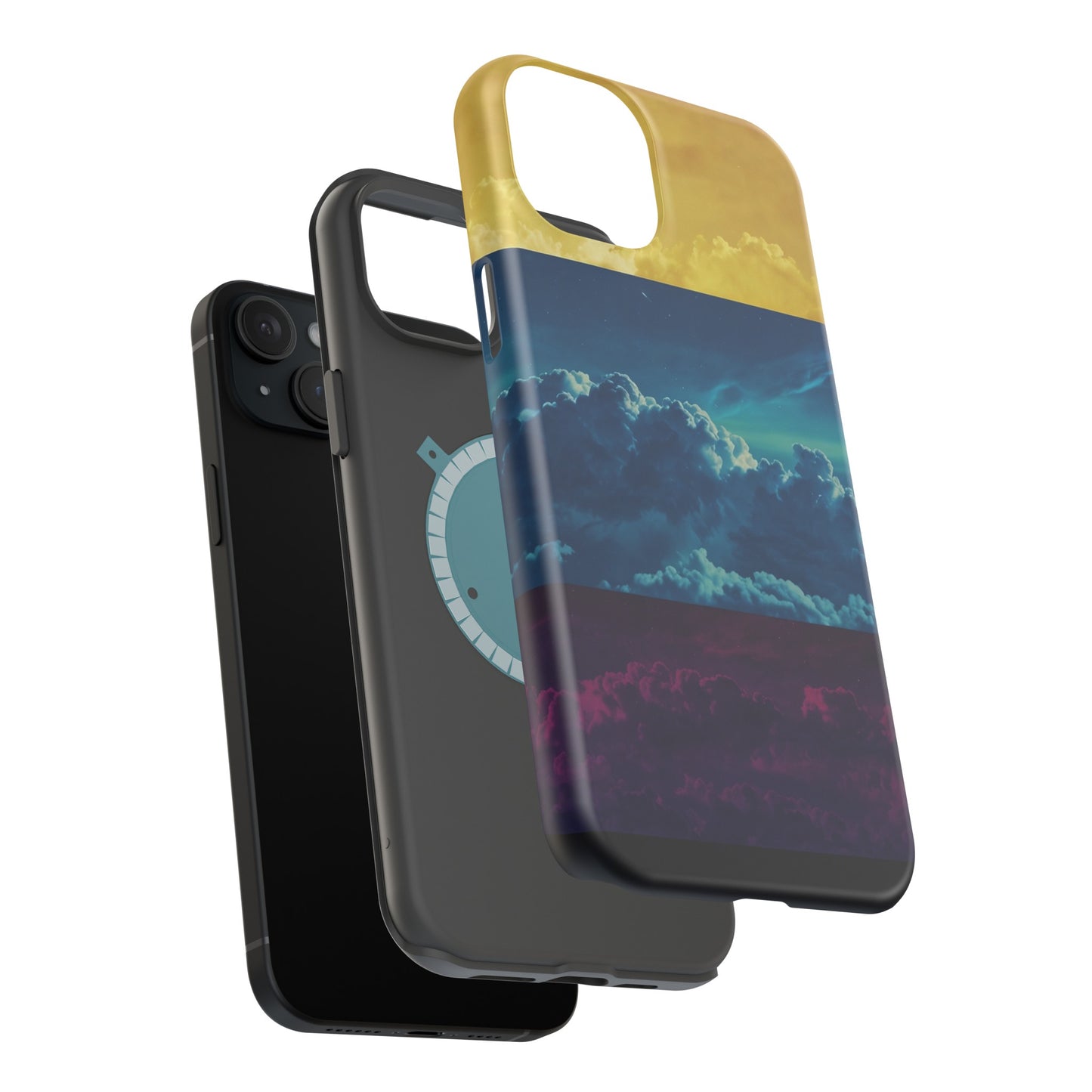 MagSafe Tough iPhone Case - "Nebula Synthwave"