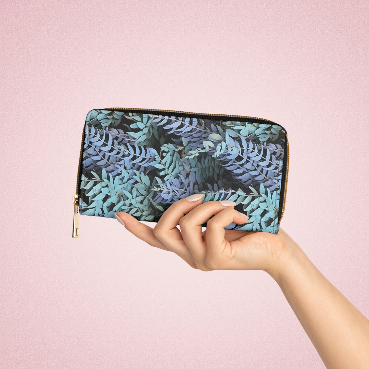 Zipper Wallet - Purple Sage, Purple Sage