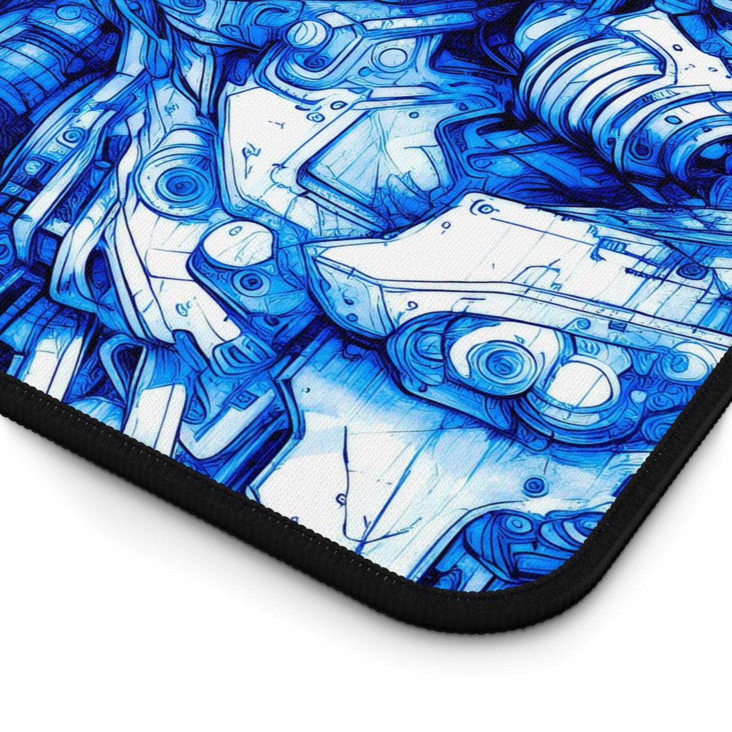 Desk Mat - Mecha Blueprint