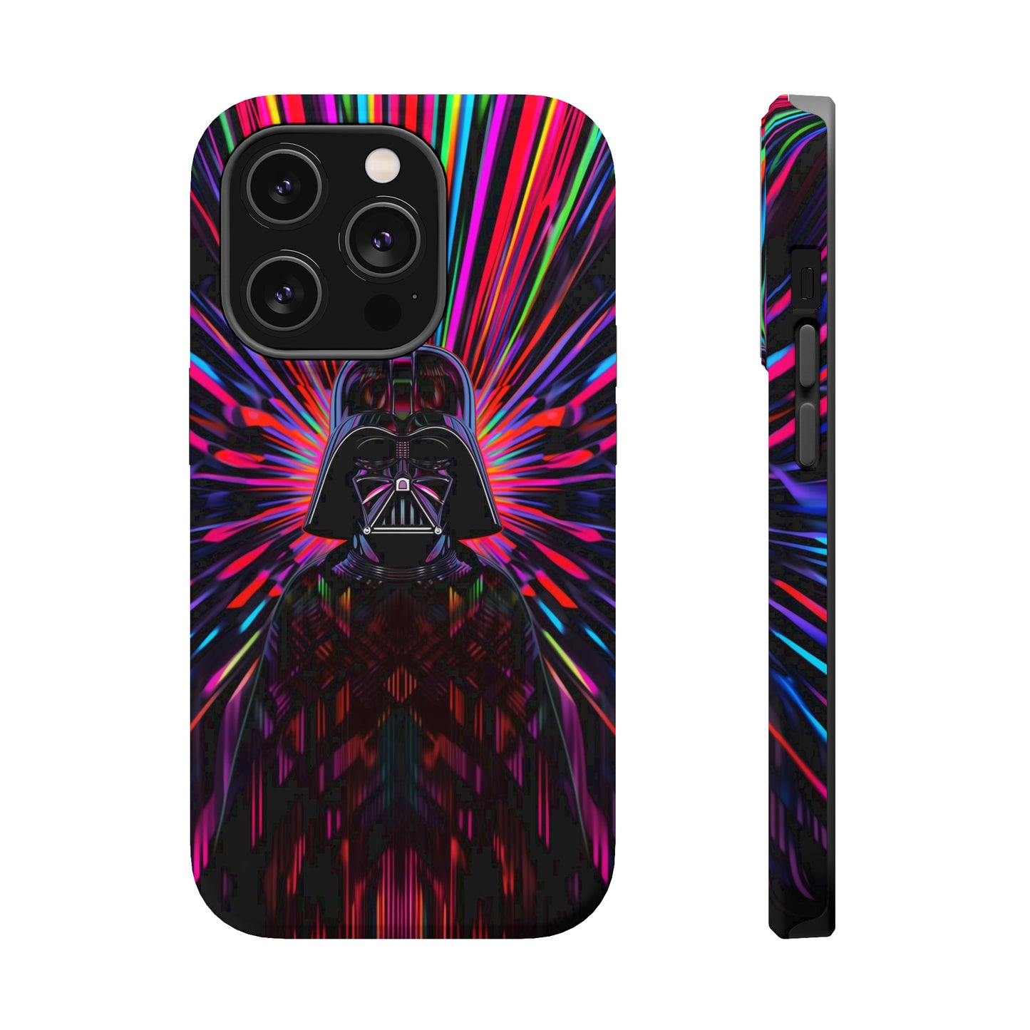 MagSafe Tough iPhone Case - Darth Vader Op Art Vintage