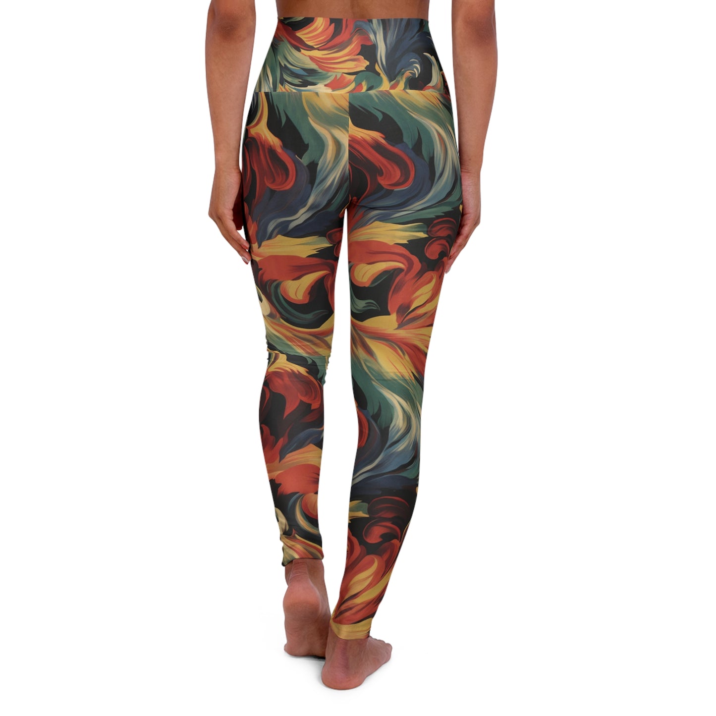 High Waisted Leggings - Renoir-Provence